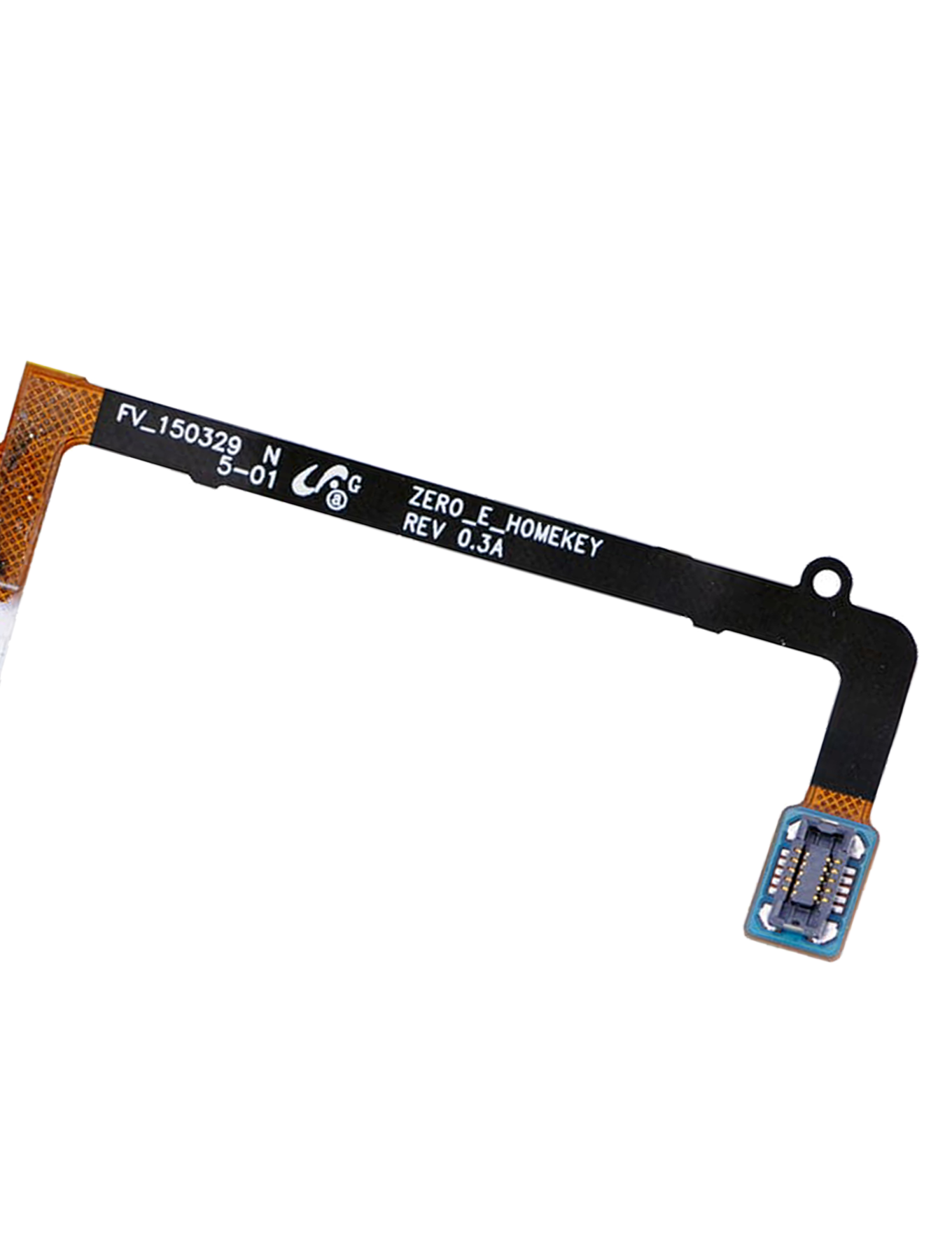 Home Button with Flex Cable for Samsung Galaxy S6 Edge (White)
