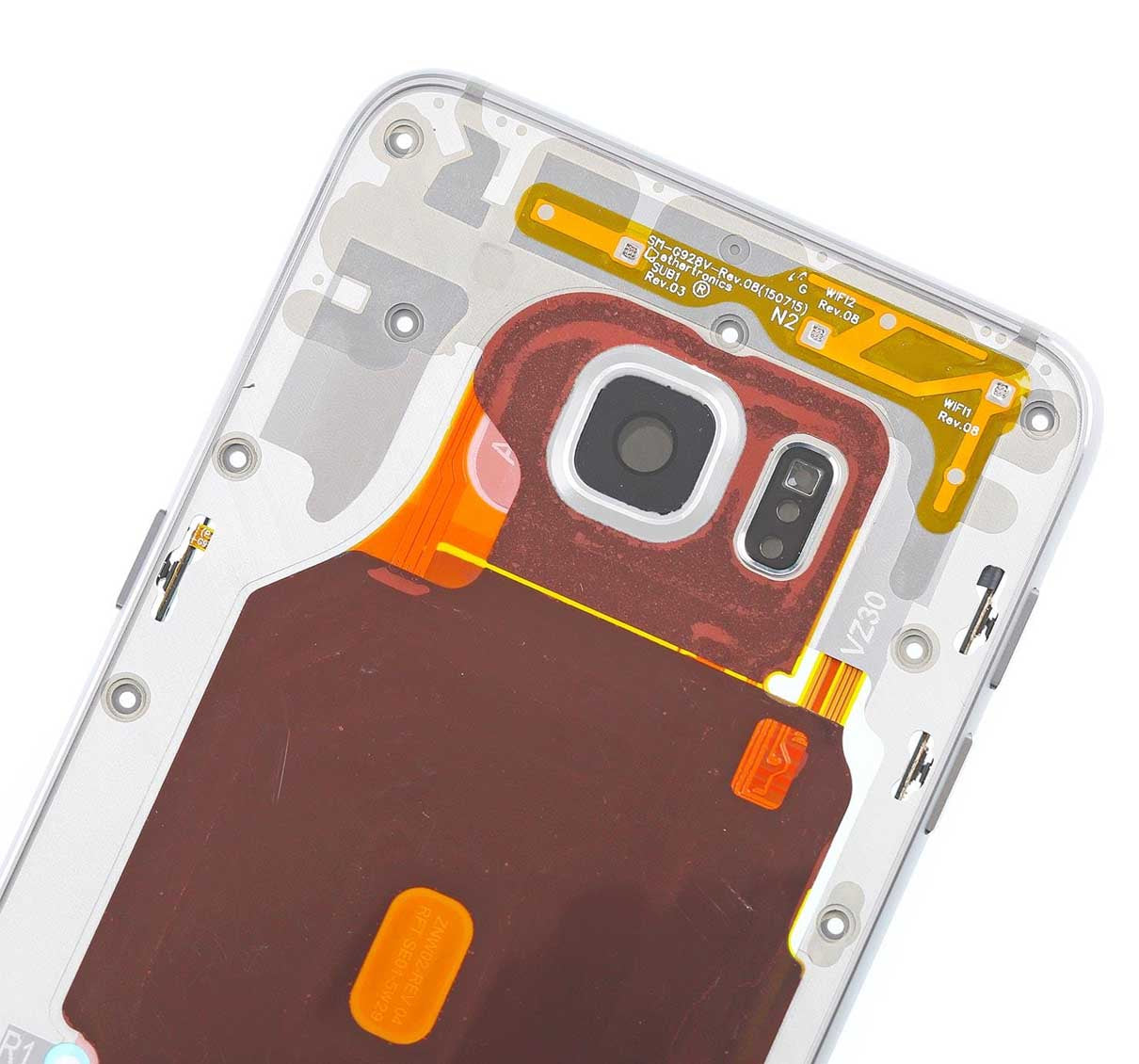 Midframe/Rahmen für Samsung Galaxy S6 Edge (Silber)