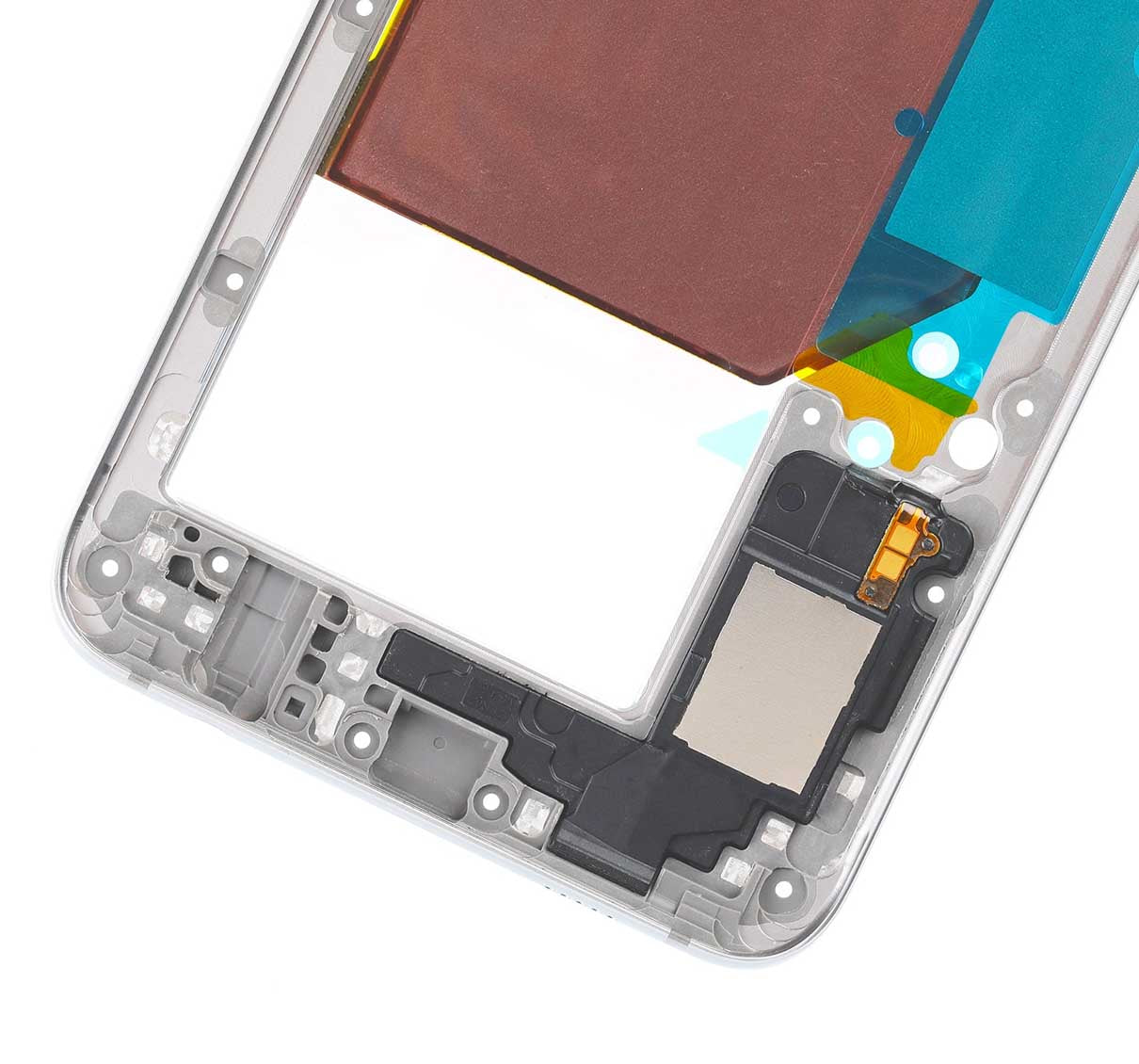 Midframe/Rahmen für Samsung Galaxy S6 Edge (Silber)