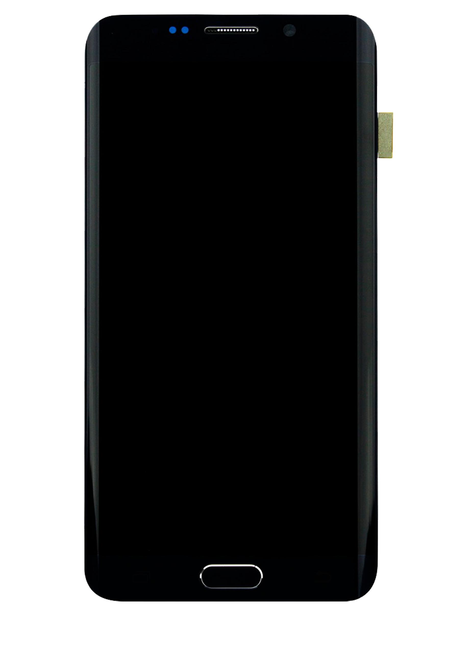 OLED-Display mit Rahmen für Samsung Galaxy S6 Edge Plus (AT&T / T-Mobile / International) (Service Pack) (Black Sapphire)