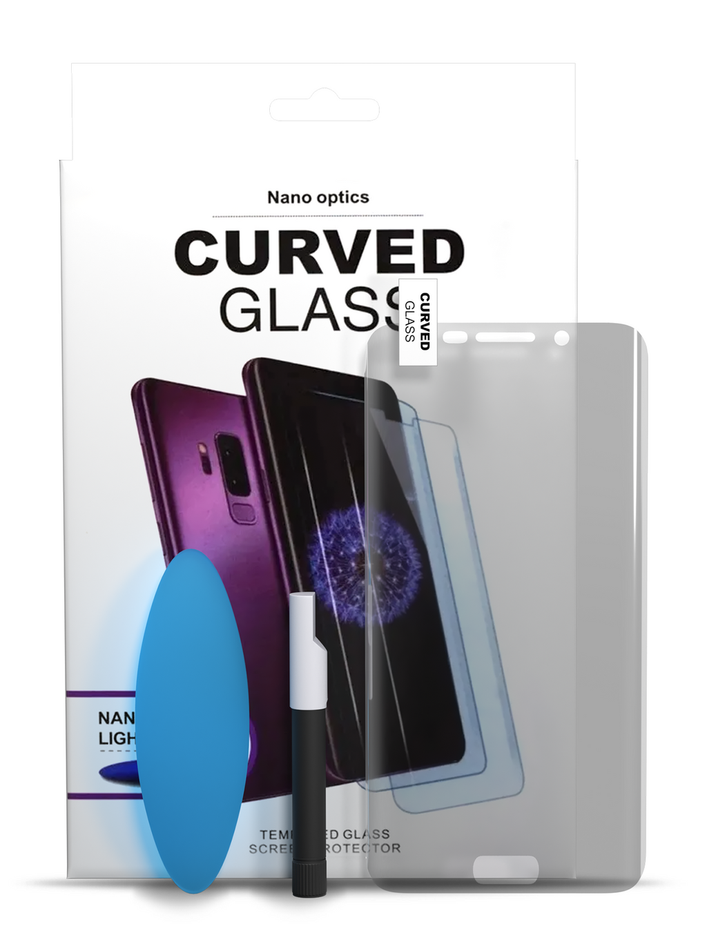 UV-Temperglas mit Kleber für Samsung Galaxy S6 Edge (Case Friendly)