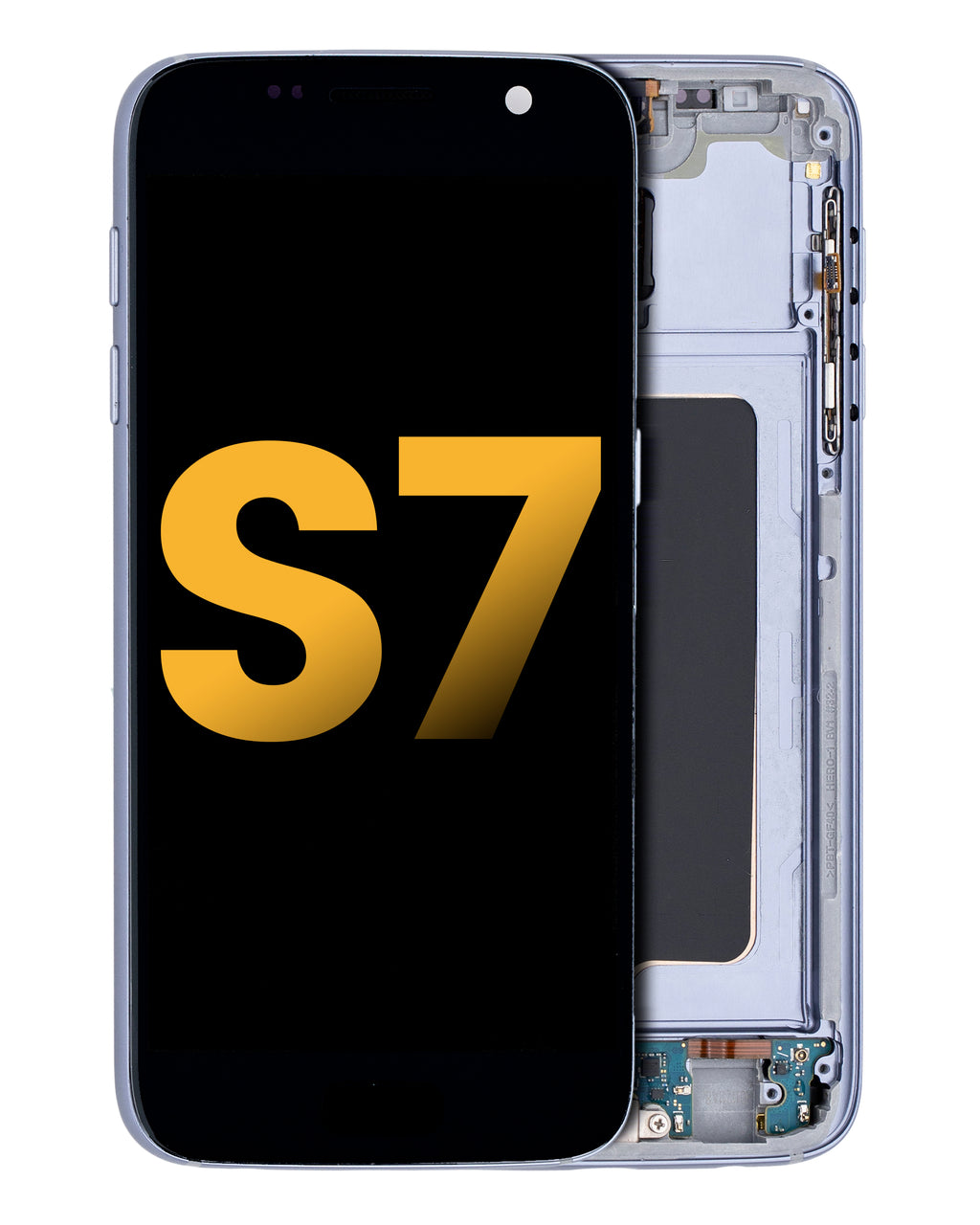 OLED Display Assembly with Frame for Samsung Galaxy S7 (Refurbished) (All US Models) (Black Onyx)
