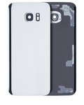 Backcover mit Kameralinse für Samsung Galaxy S7 Edge (Service Pack) (Silber)