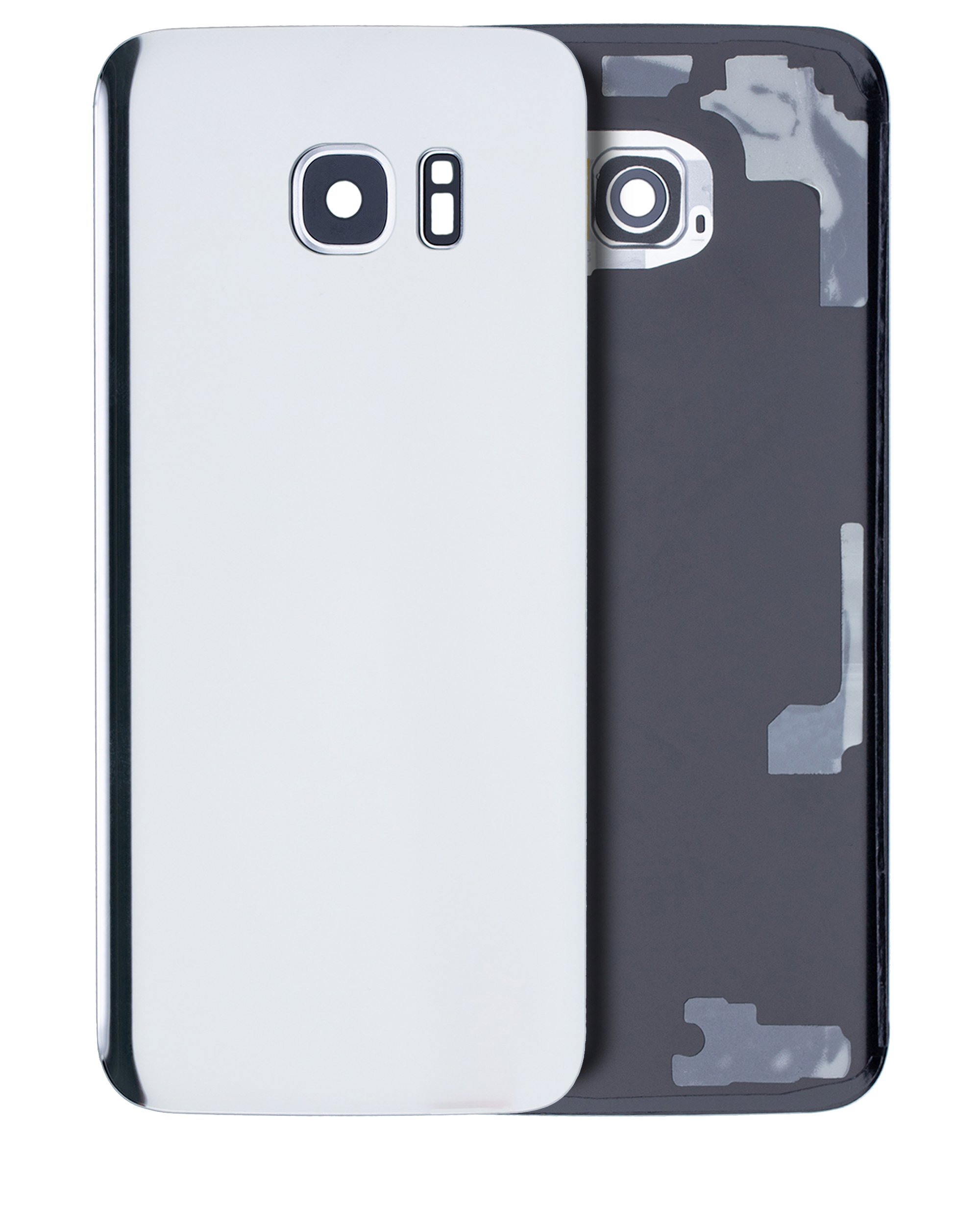 Backcover mit Kameralinse für Samsung Galaxy S7 Edge (Service Pack) (Silber)