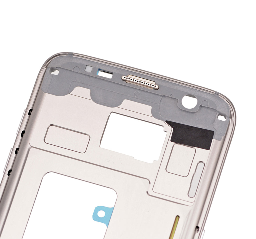 Midframe/Bezel for Samsung Galaxy S7 Edge (with small parts) (Gold)