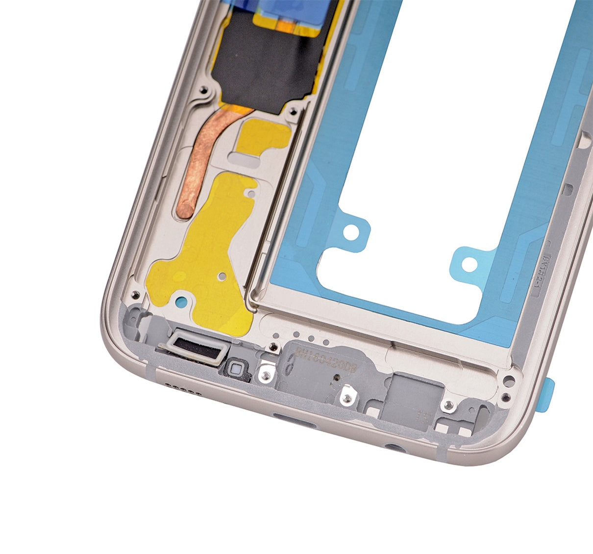 Midframe/Bezel for Samsung Galaxy S7 Edge (with small parts) (Gold)