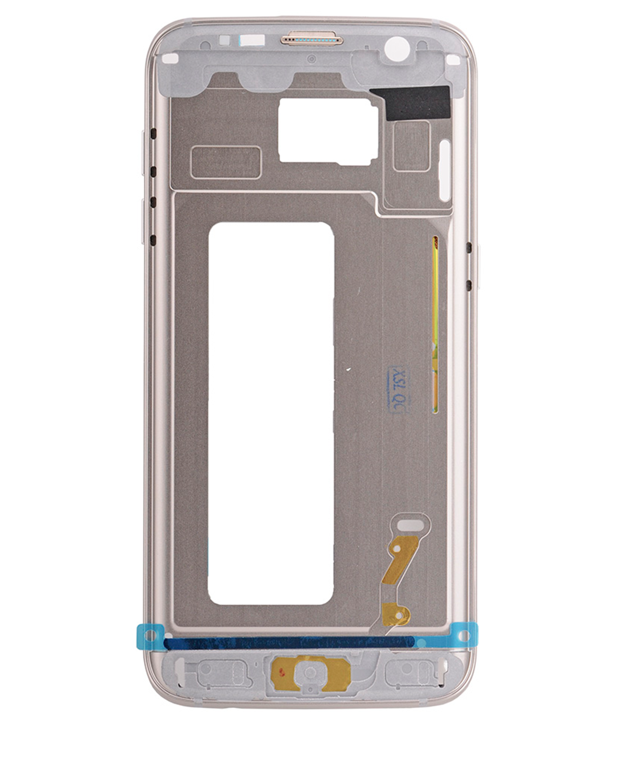 Midframe/Bezel for Samsung Galaxy S7 Edge (with small parts) (Gold)