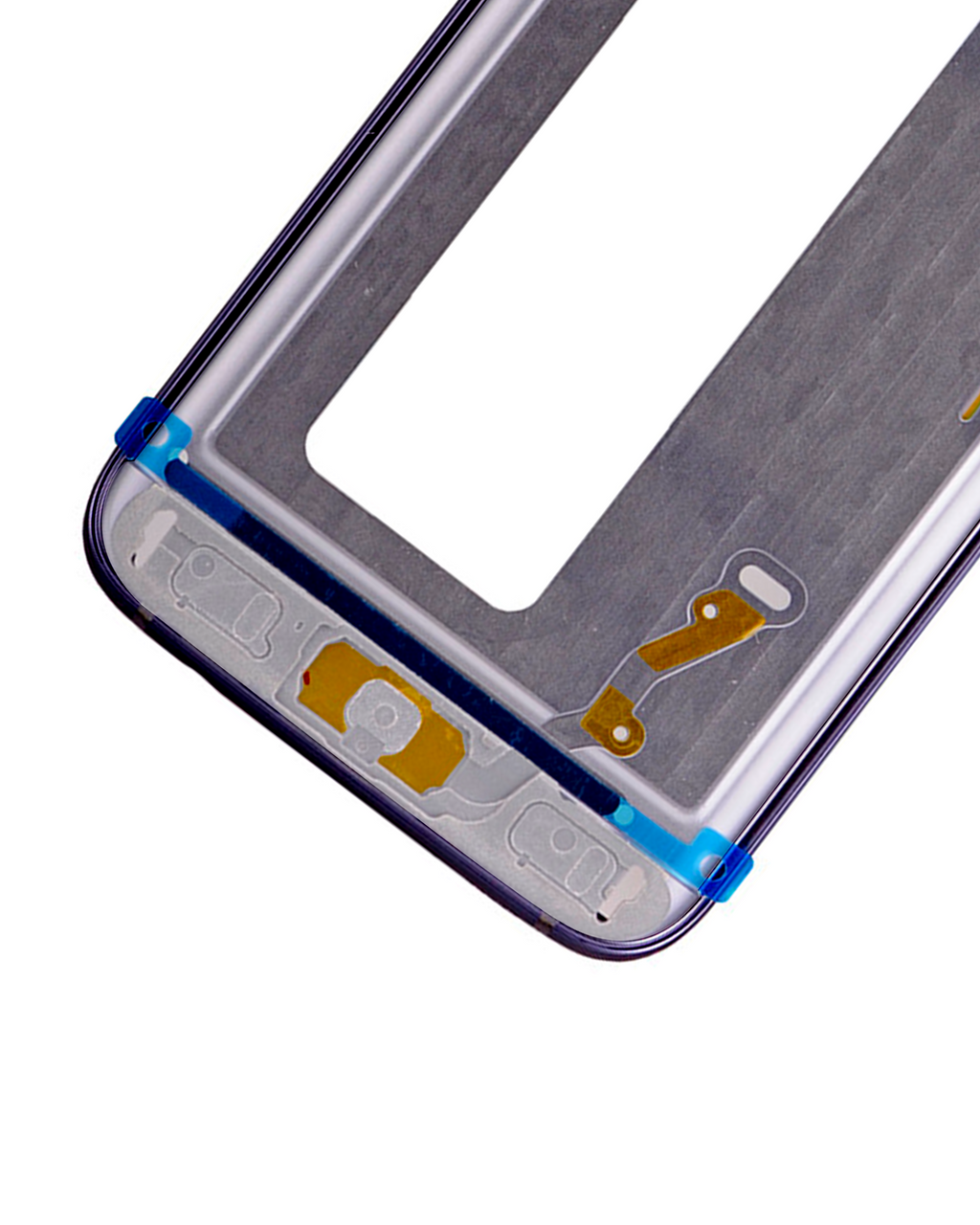 Midframe/Rahmen für Samsung Galaxy S7 Edge (mit Kleinteilen) (Schwarz)