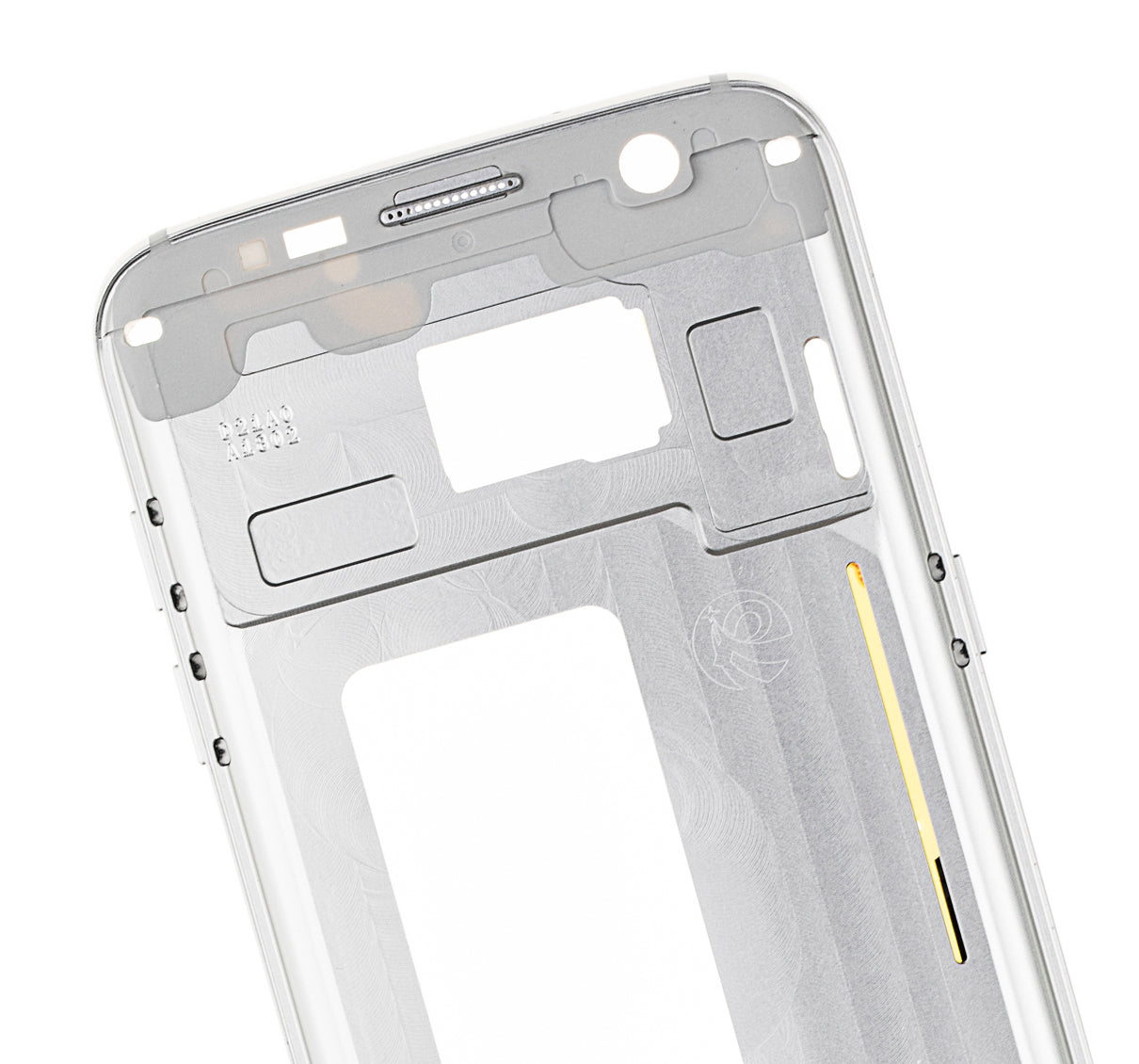 Midframe/Rahmen für Samsung Galaxy S7 Edge (mit Kleinteilen) (Weiß)