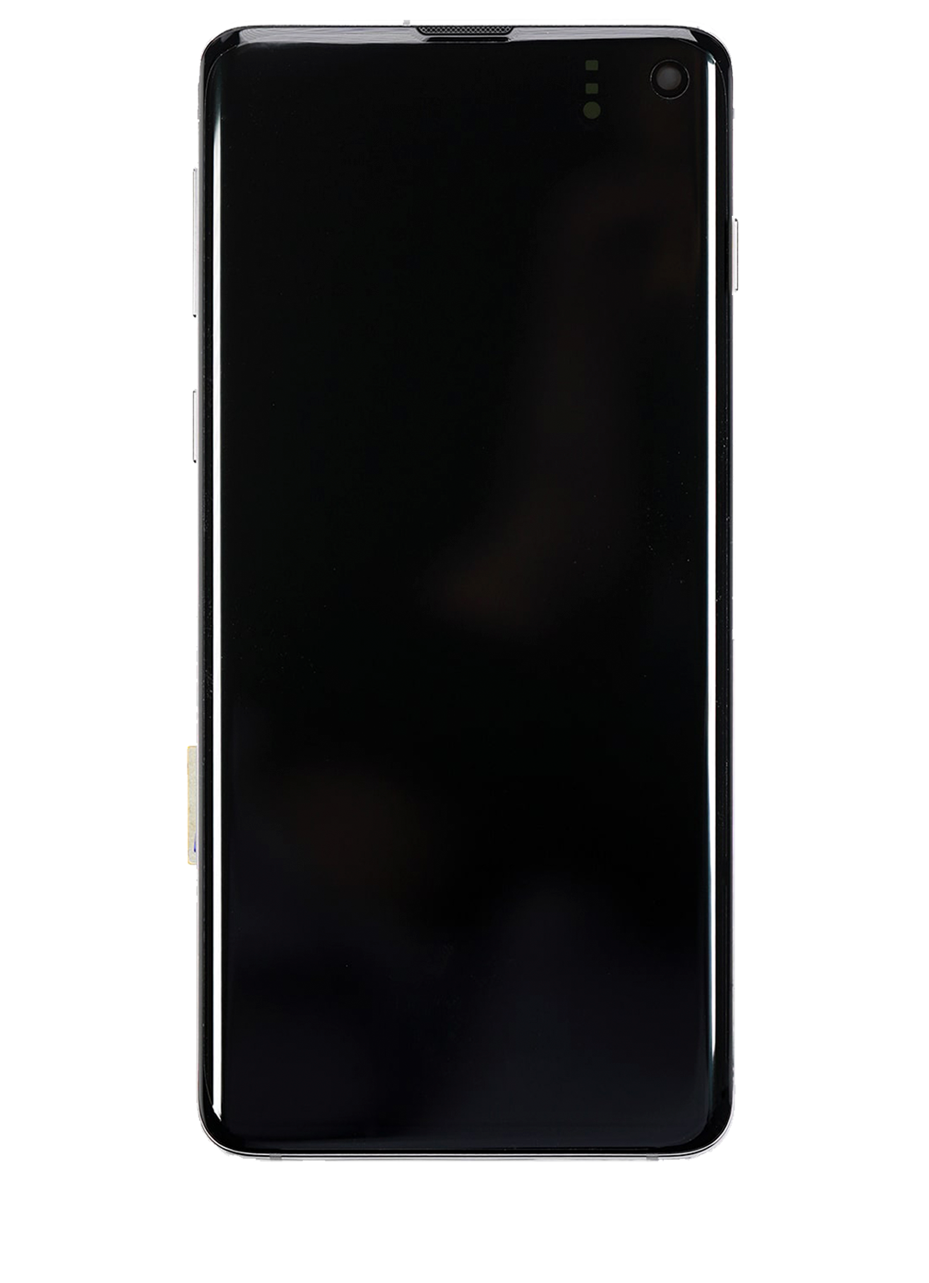 OLED-Display mit Rahmen für Samsung Galaxy S10 (gebrauchter OEM-Ausbau, Qualität B/C) (Prism Blue)