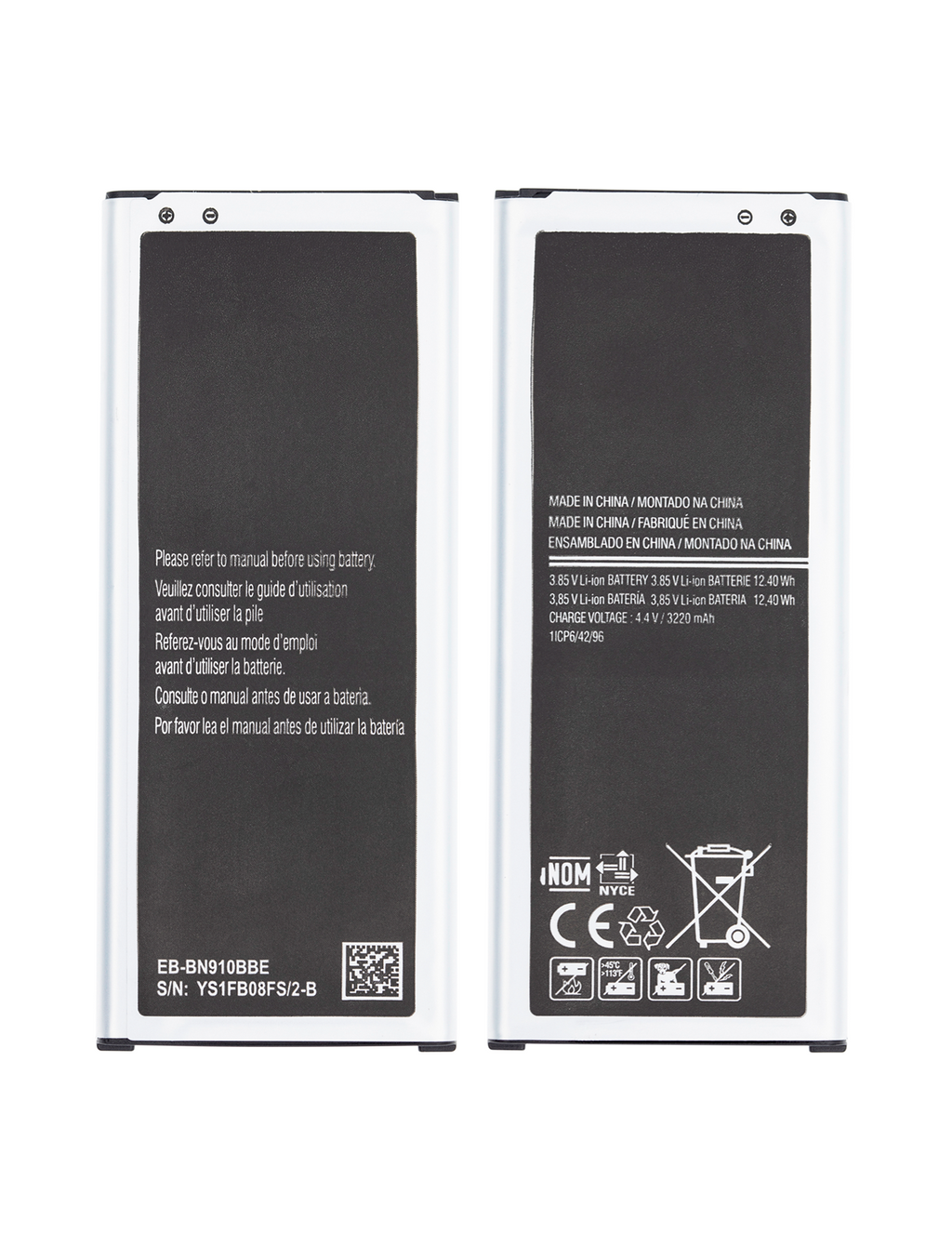 Ersatzakku für Samsung Galaxy Note 4 (EB-BN910BBE)