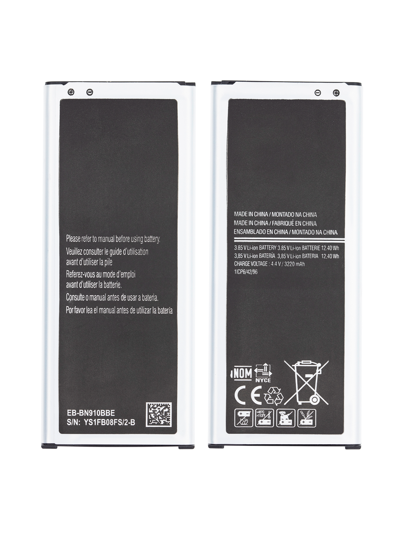 Ersatzakku für Samsung Galaxy Note 4 (EB-BN910BBE)