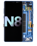 OLED Display with Frame for Samsung Galaxy Note 8 (Service Pack) (Blue)
