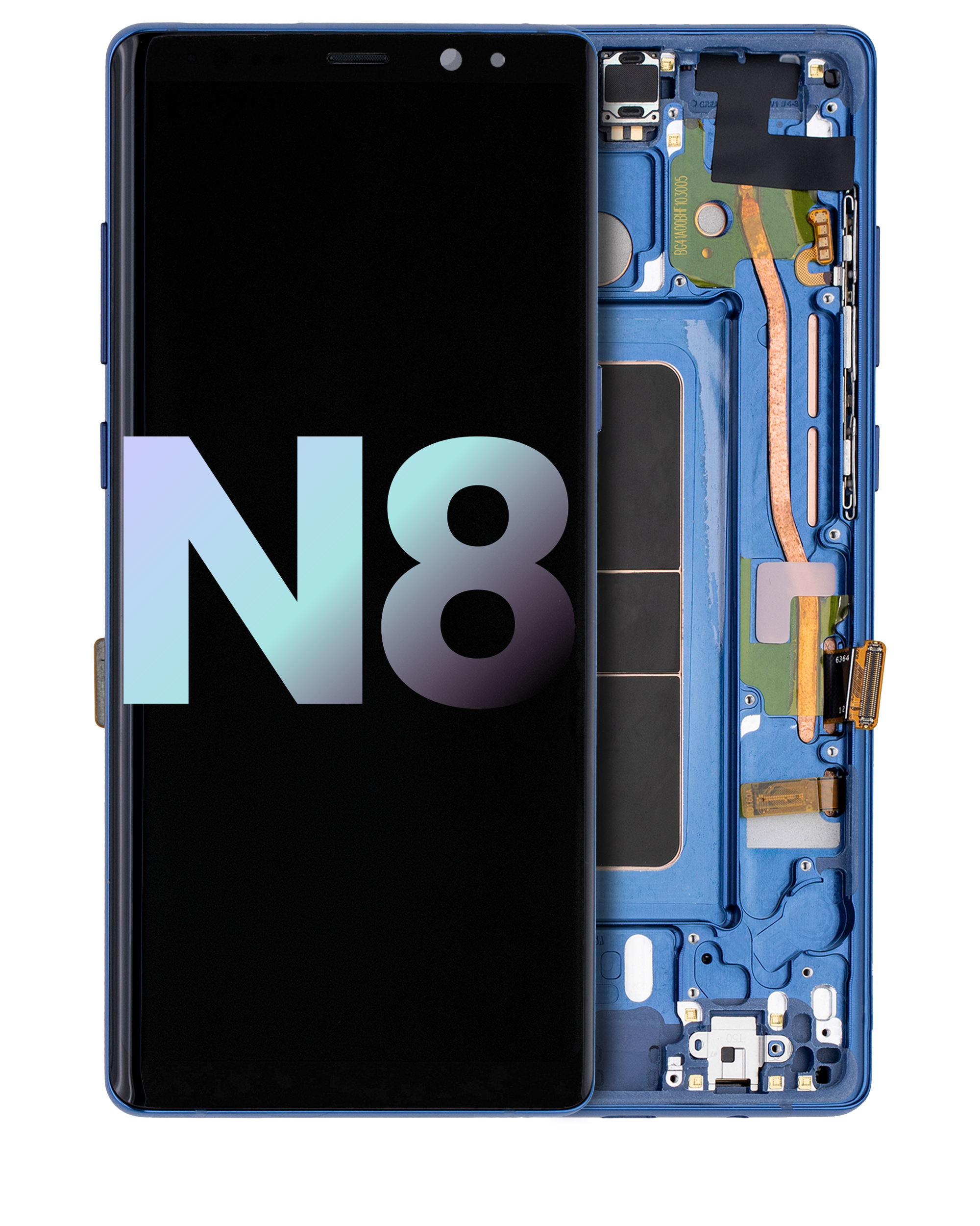 OLED Display with Frame for Samsung Galaxy Note 8 (Service Pack) (Blue)