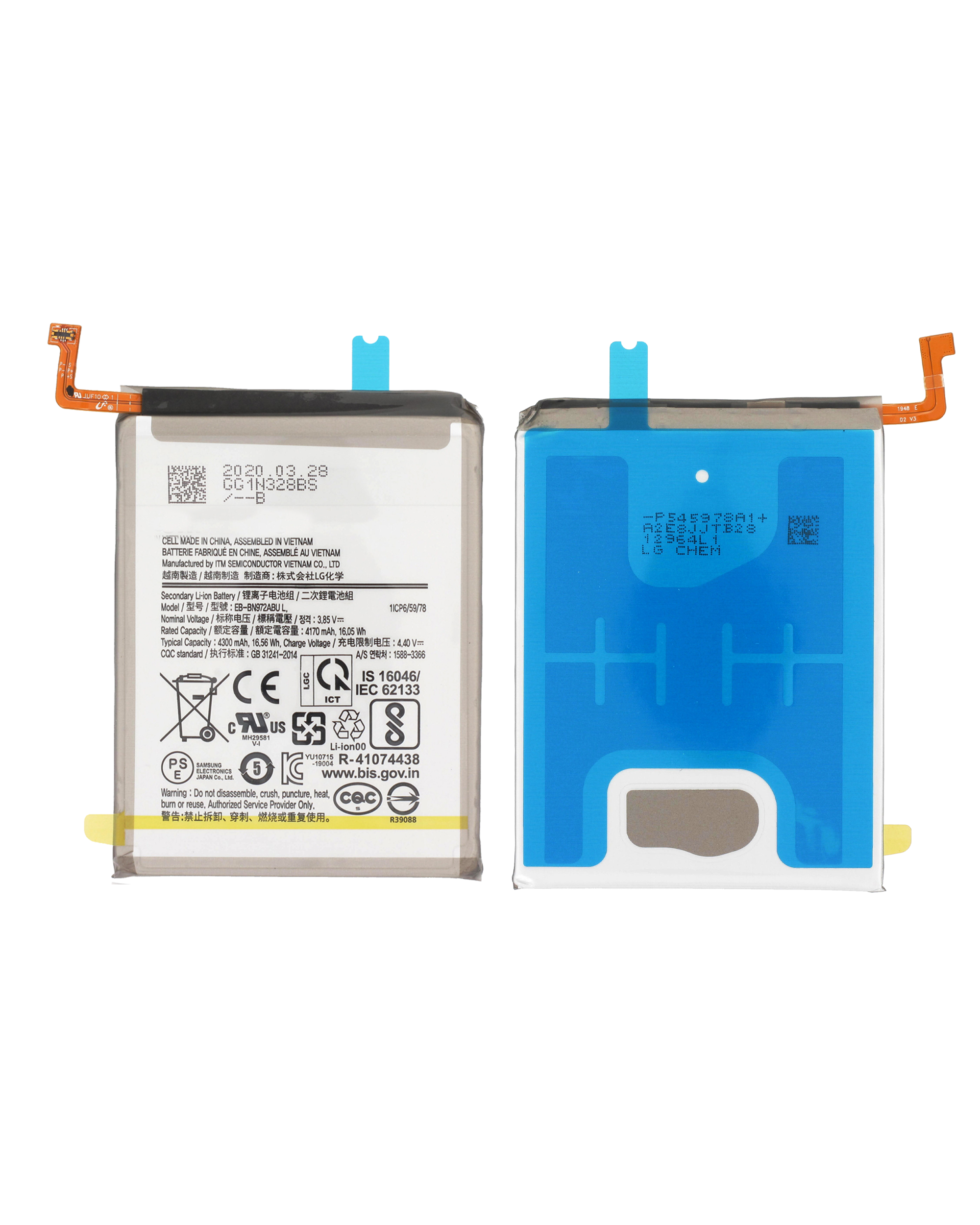 Replacement Battery for Samsung Galaxy Note 10 Plus (EB-BN972ABU) - Service Pack