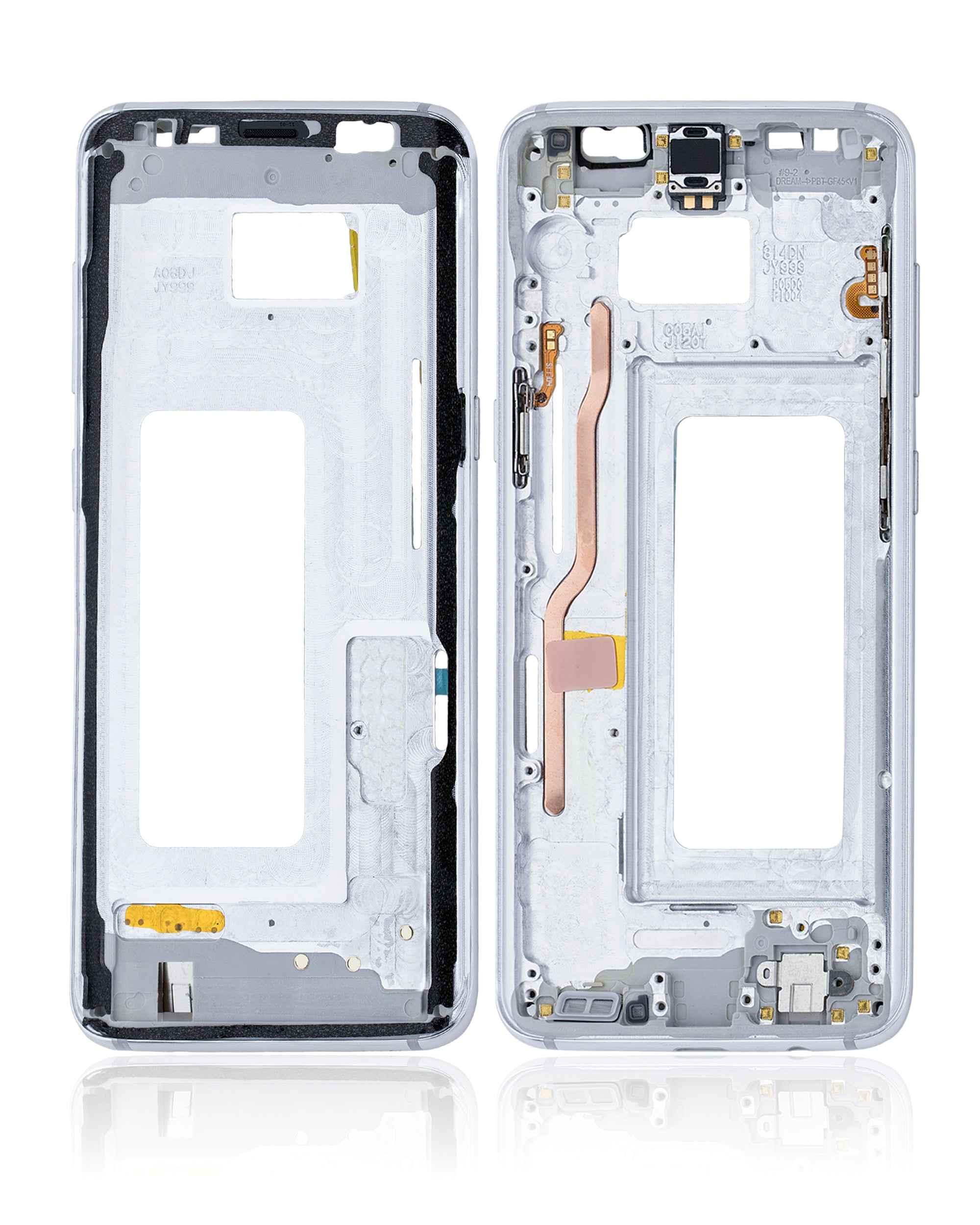 Midframe/Rahmen für Samsung Galaxy S8 inkl. Kleinteile (Arctic Silver)