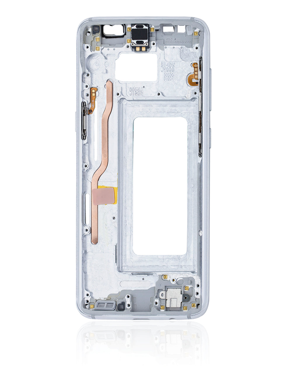 Midframe/Rahmen für Samsung Galaxy S8 inkl. Kleinteile (Arctic Silver)