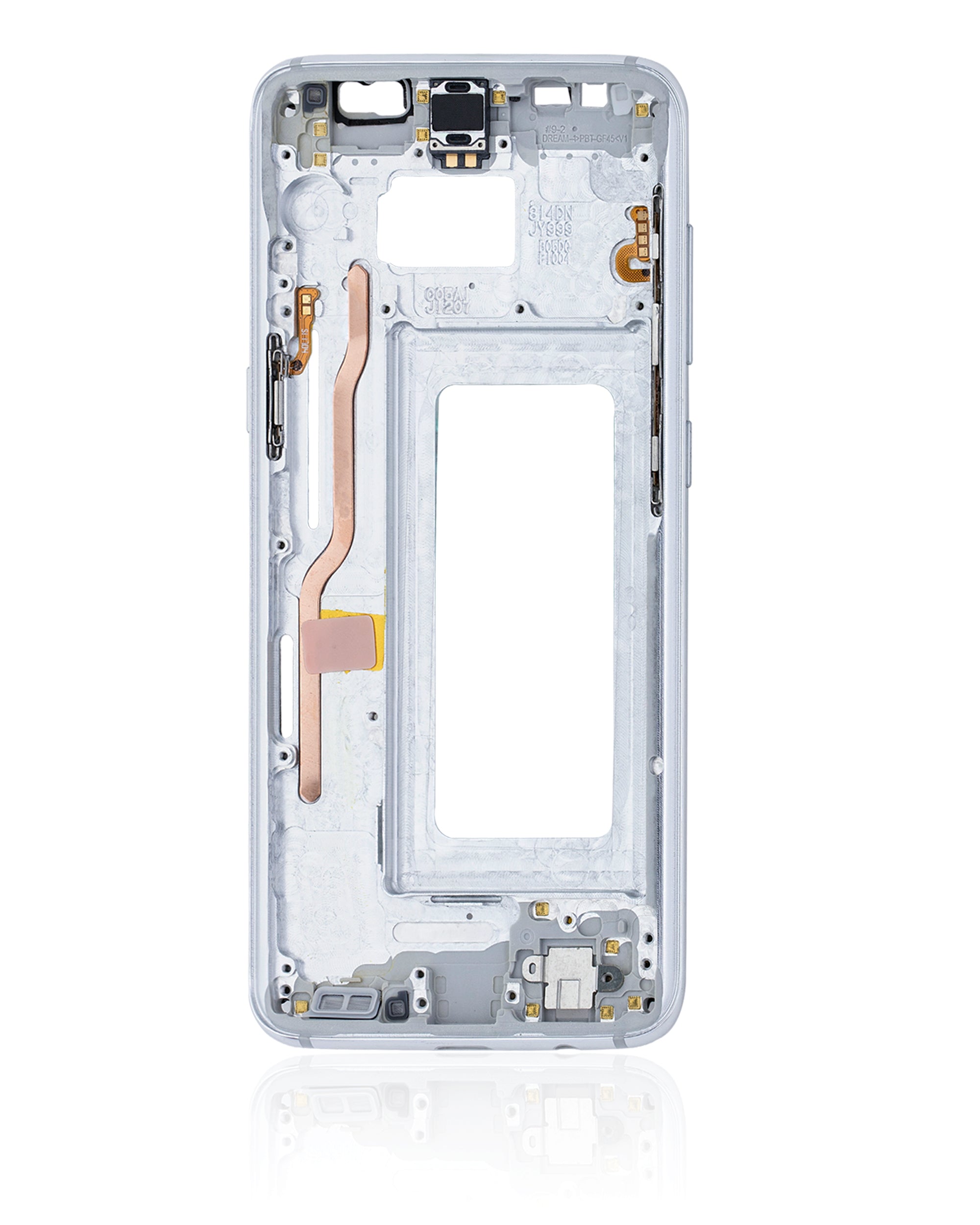 Midframe/Rahmen für Samsung Galaxy S8 inkl. Kleinteile (Arctic Silver)
