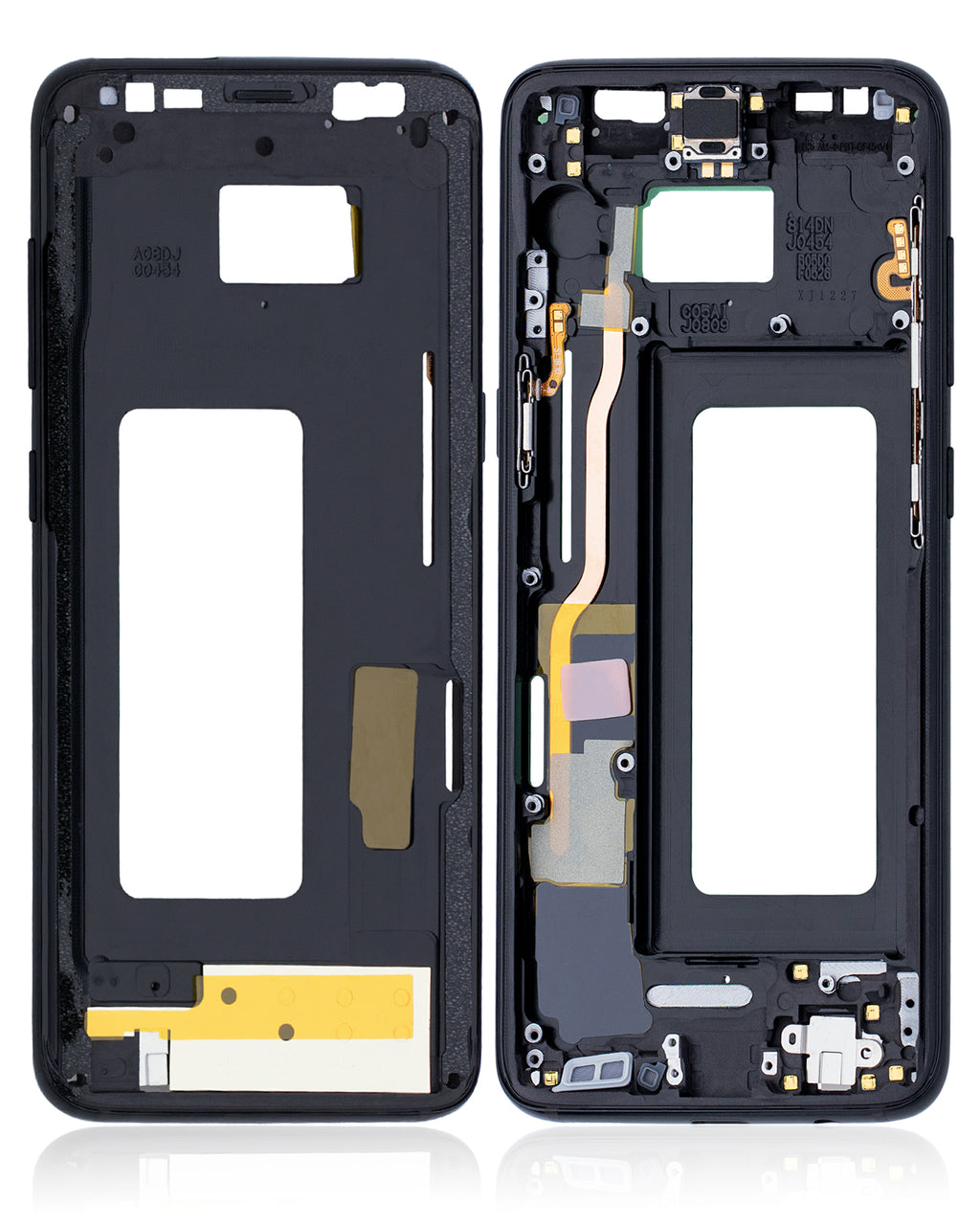 Midframe/Rahmen für Samsung Galaxy S8 (mit Kleinteilen) (Midnight Schwarz)