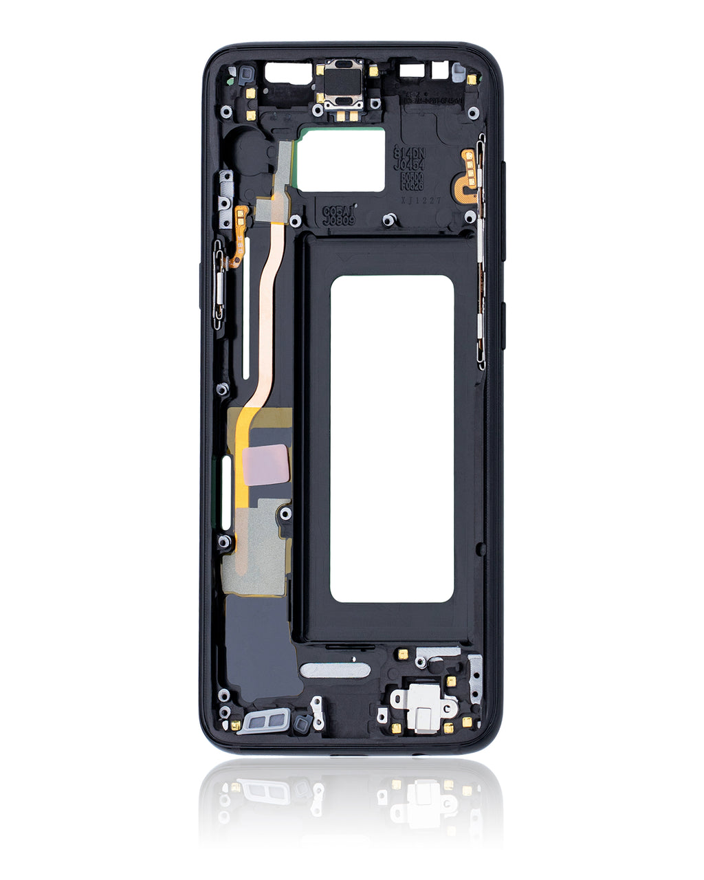 Midframe/Rahmen für Samsung Galaxy S8 (mit Kleinteilen) (Midnight Schwarz)