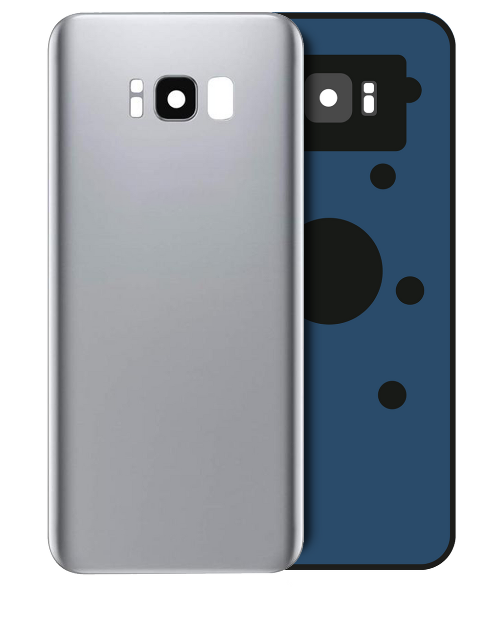Back cover with camera lens for Samsung Galaxy S8 (Service Pack) (Arctic Silver)