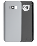 Backcover m. Kamera f. Samsung Galaxy S8+ (silber, o. Logo, Afterm. Plus)