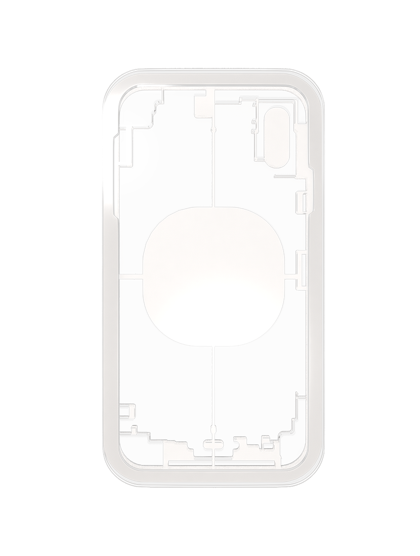 Lasermaschinen-Schutzform für iPhone XS (M-Triangel)