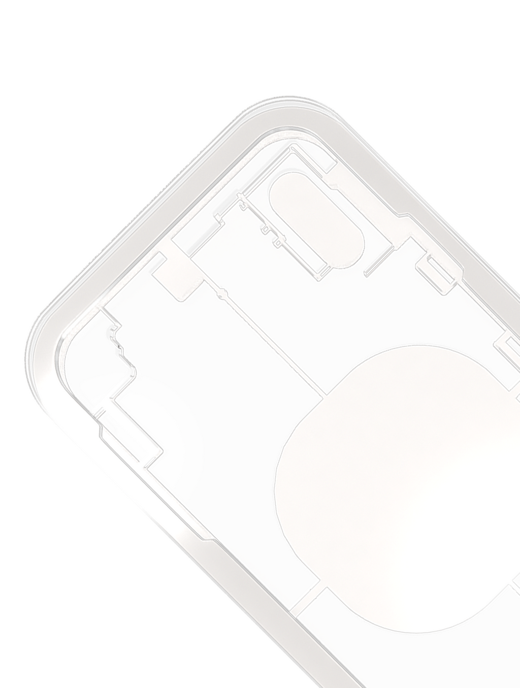 Lasermaschinen-Schutzform für iPhone XS (M-Triangel)