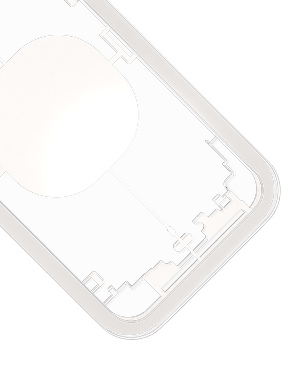 Lasermaschinen-Schutzform für iPhone XS (M-Triangel)