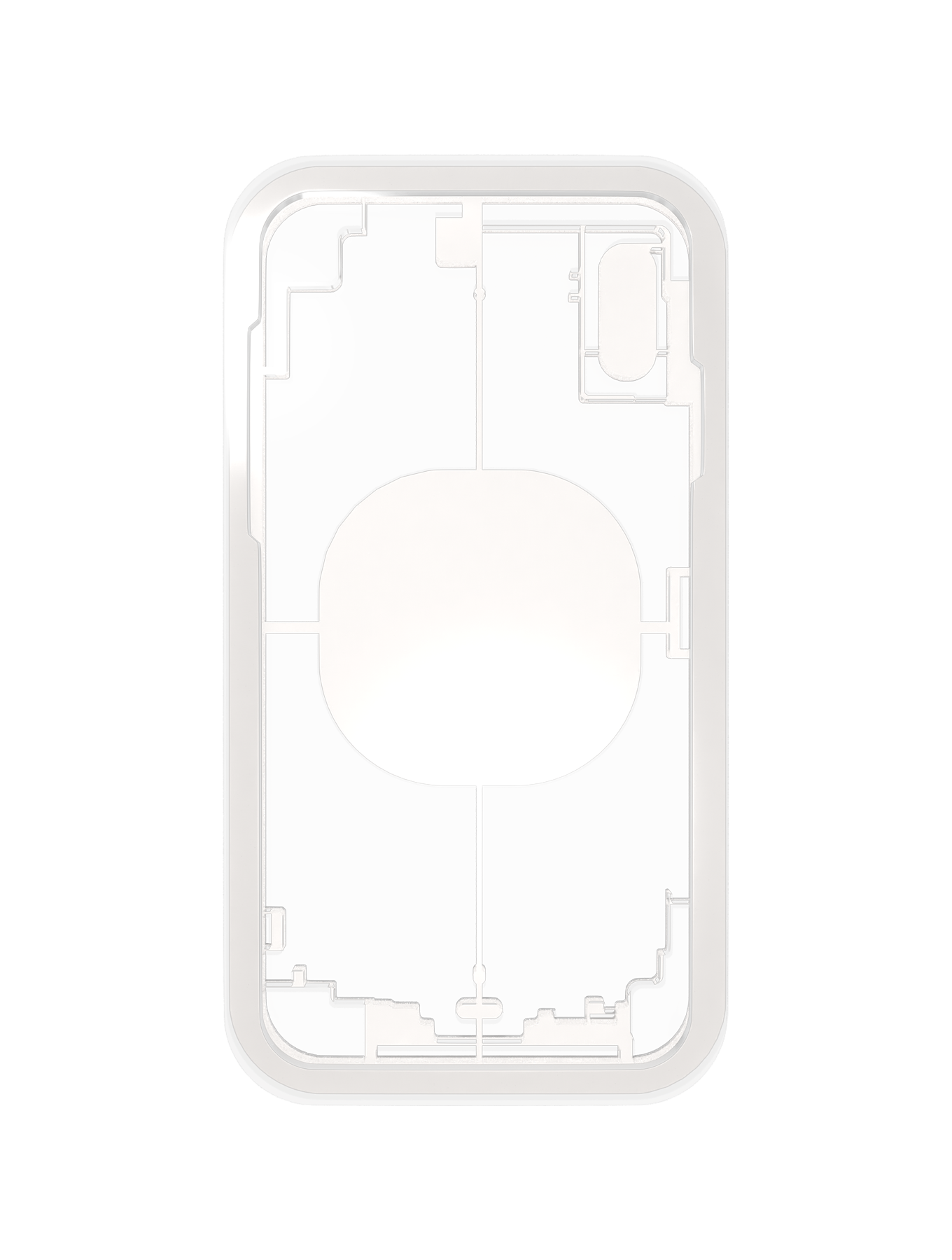 Lasermaschinen-Schutzform für iPhone XS Max (M-Triangel)