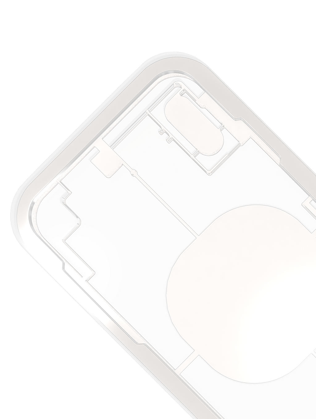 Lasermaschinen-Schutzform für iPhone XS Max (M-Triangel)