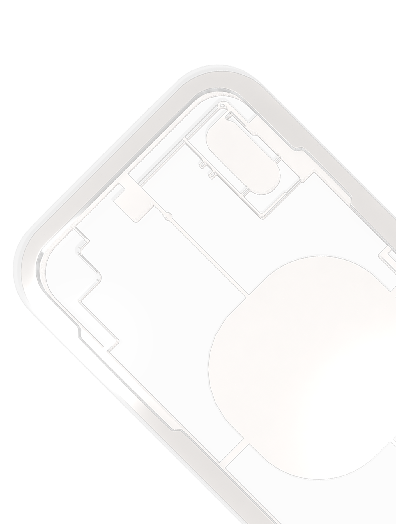 Lasermaschinen-Schutzform für iPhone XS Max (M-Triangel)