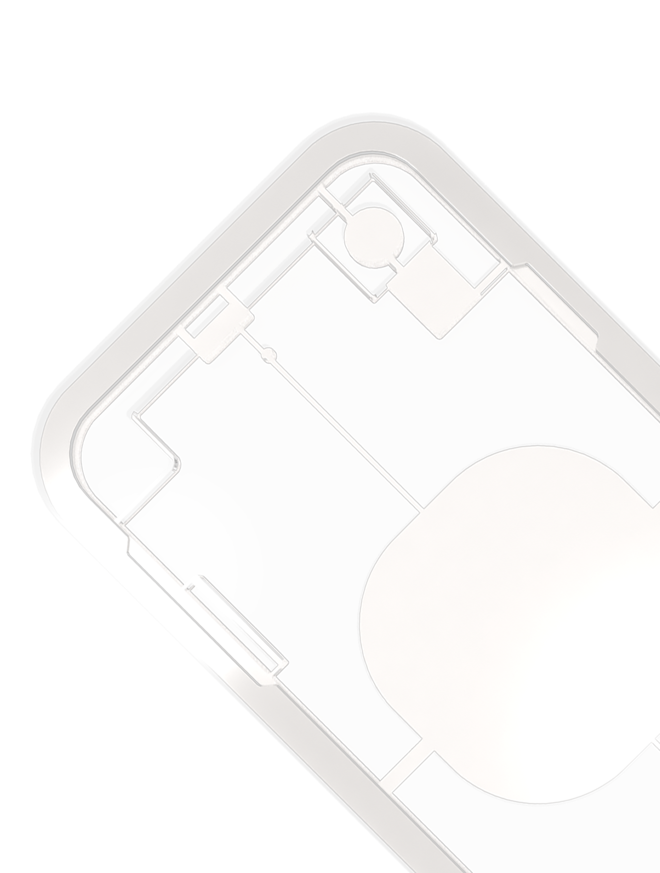 Lasermaschinen-Schutzform für iPhone XR (M-Triangel)