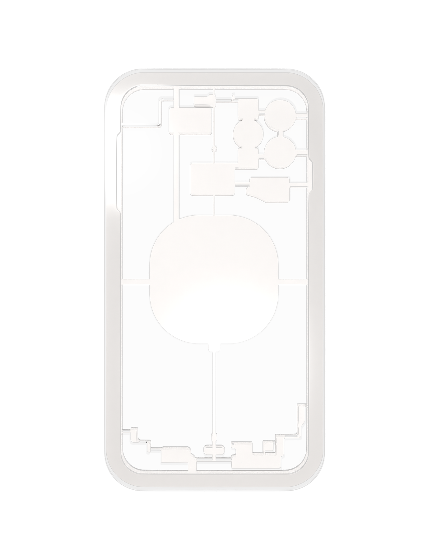 Laserschutzform für iPhone 11 Pro (M-Triangel)