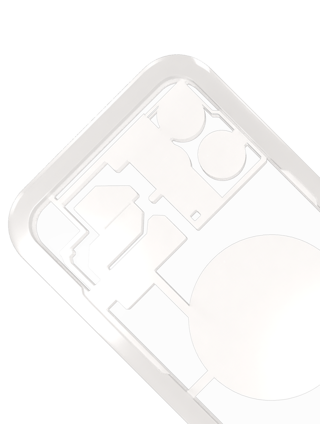Lasermaschinen-Schutzform für iPhone 12 Pro (M-Triangel)