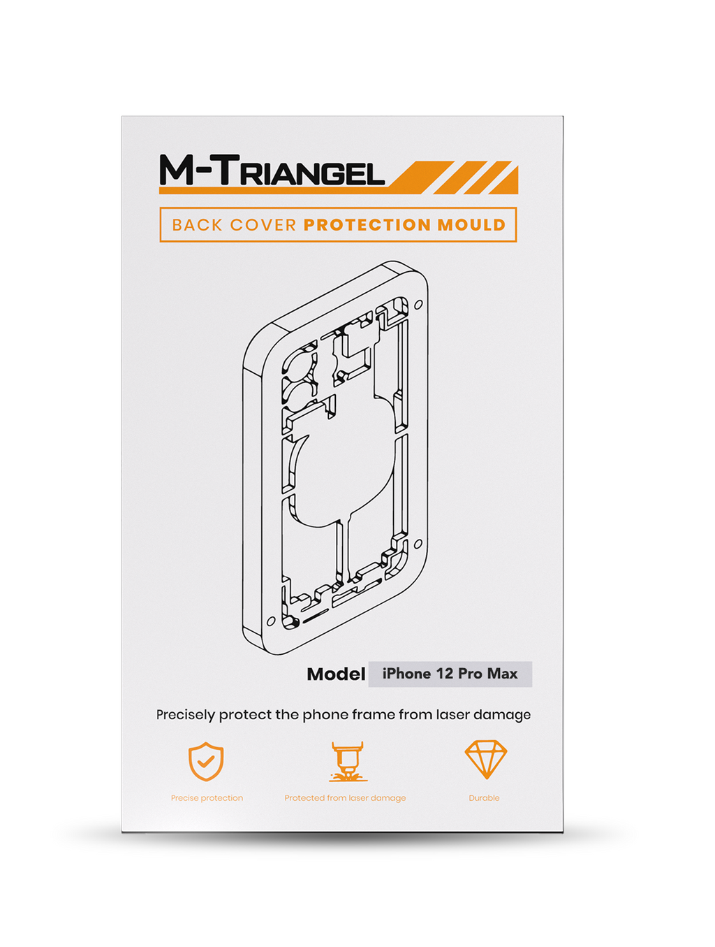 Laser protection mold for iPhone 12 Pro Max (M-Triangel)