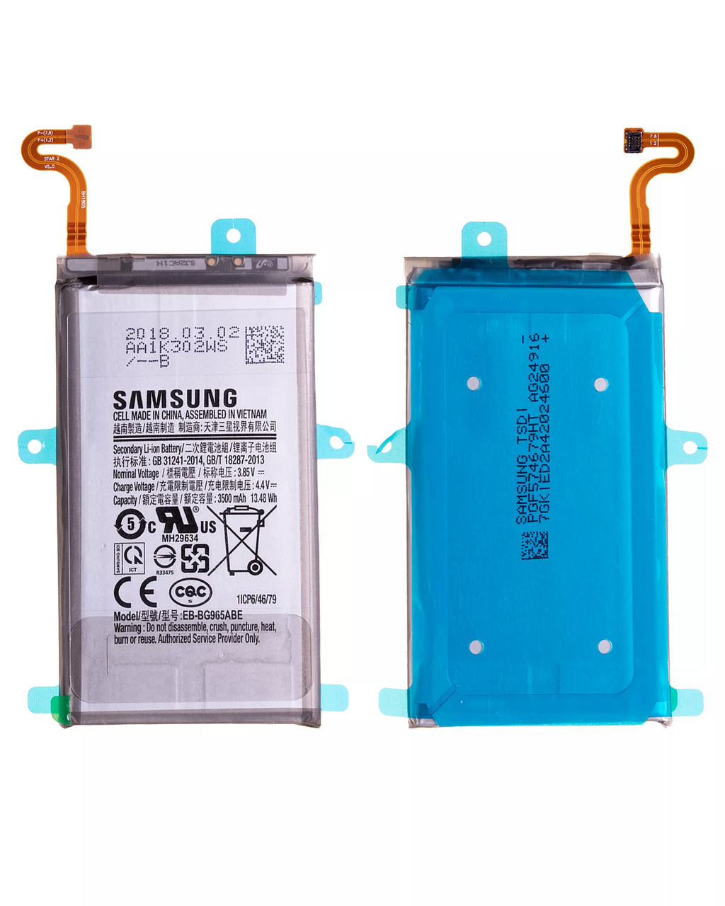 Replacement Battery for Samsung Galaxy S9 Plus (EB-BG965ABA) (EB-BG965ABE) (Service Pack)