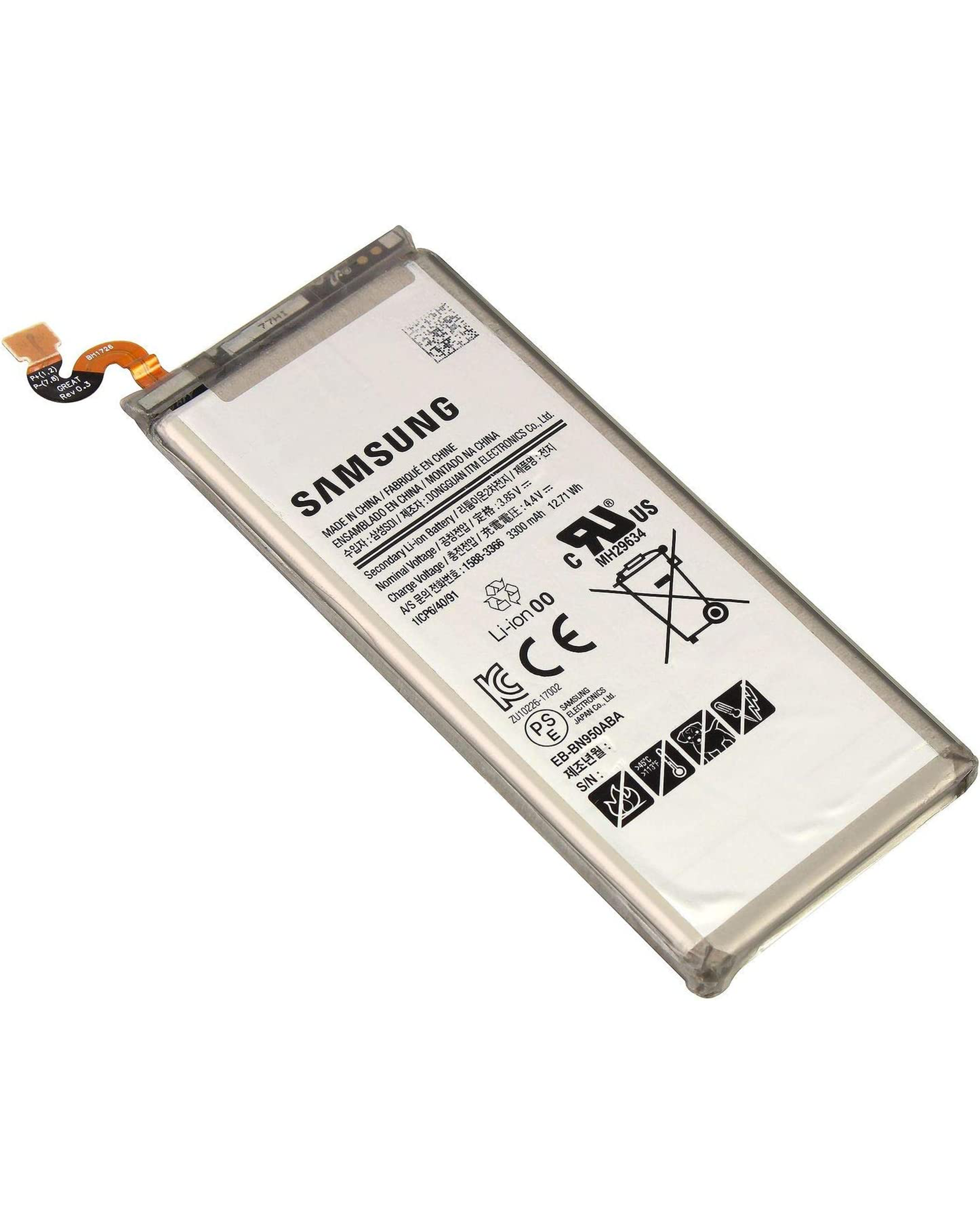 Replacement Battery for Samsung Galaxy Note 8 (EB-BN950ABE) (Service Pack)