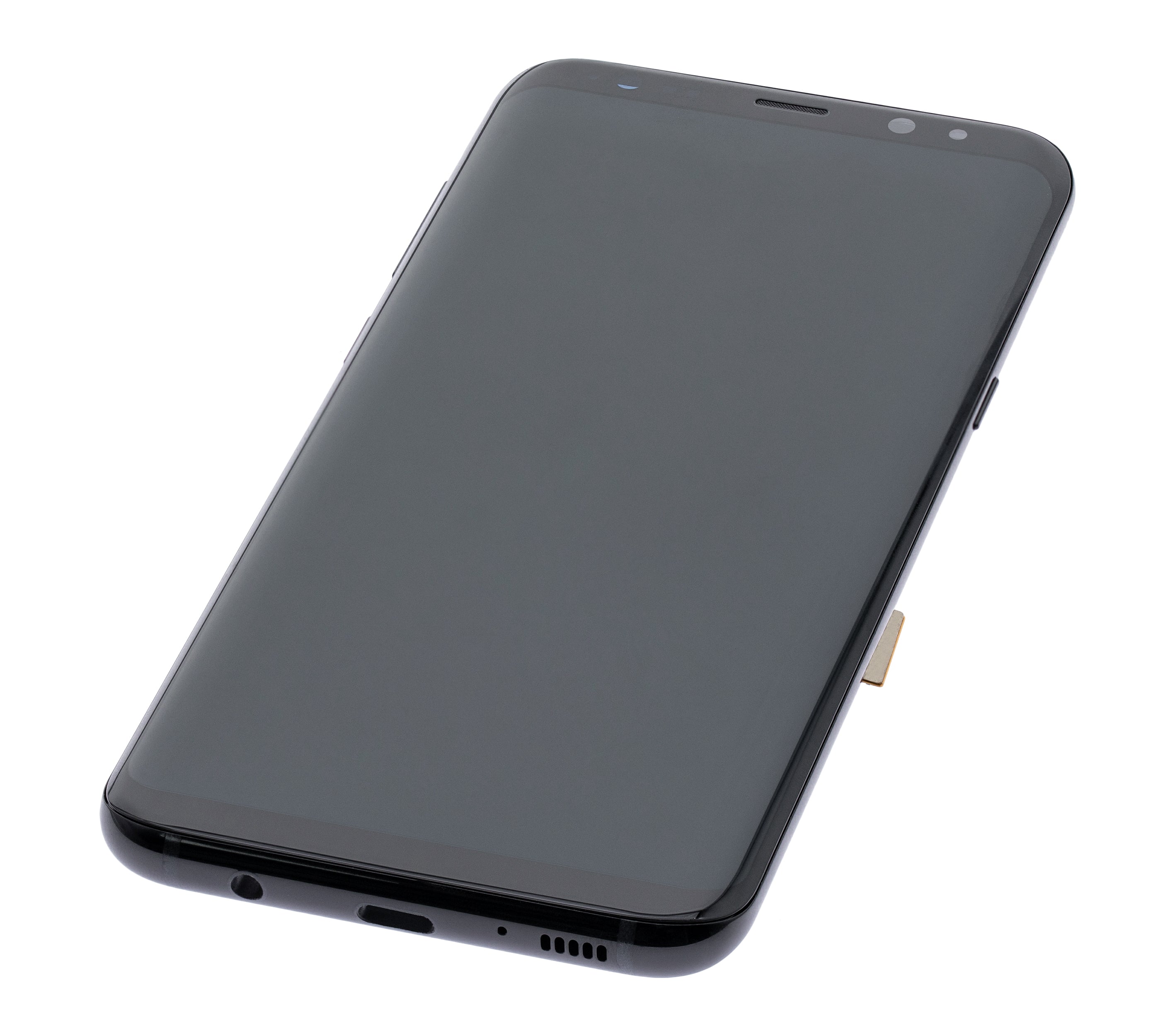 OLED-Display mit Rahmen für Samsung Galaxy S8 Plus (Aftermarket Plus) (Midnight Schwarz)