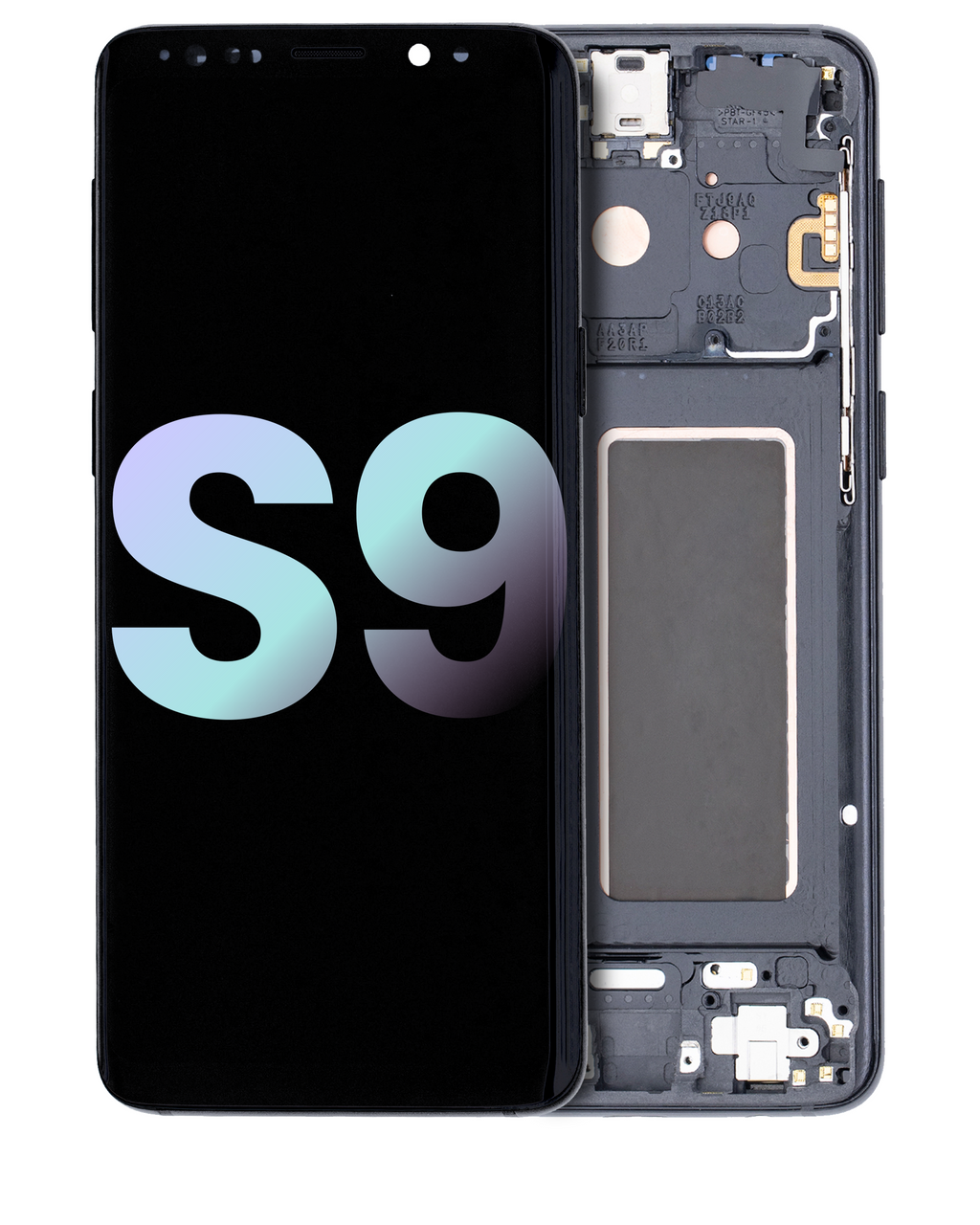 OLED Display with Frame for Samsung Galaxy S9 (Service Pack) (Midnight Black)