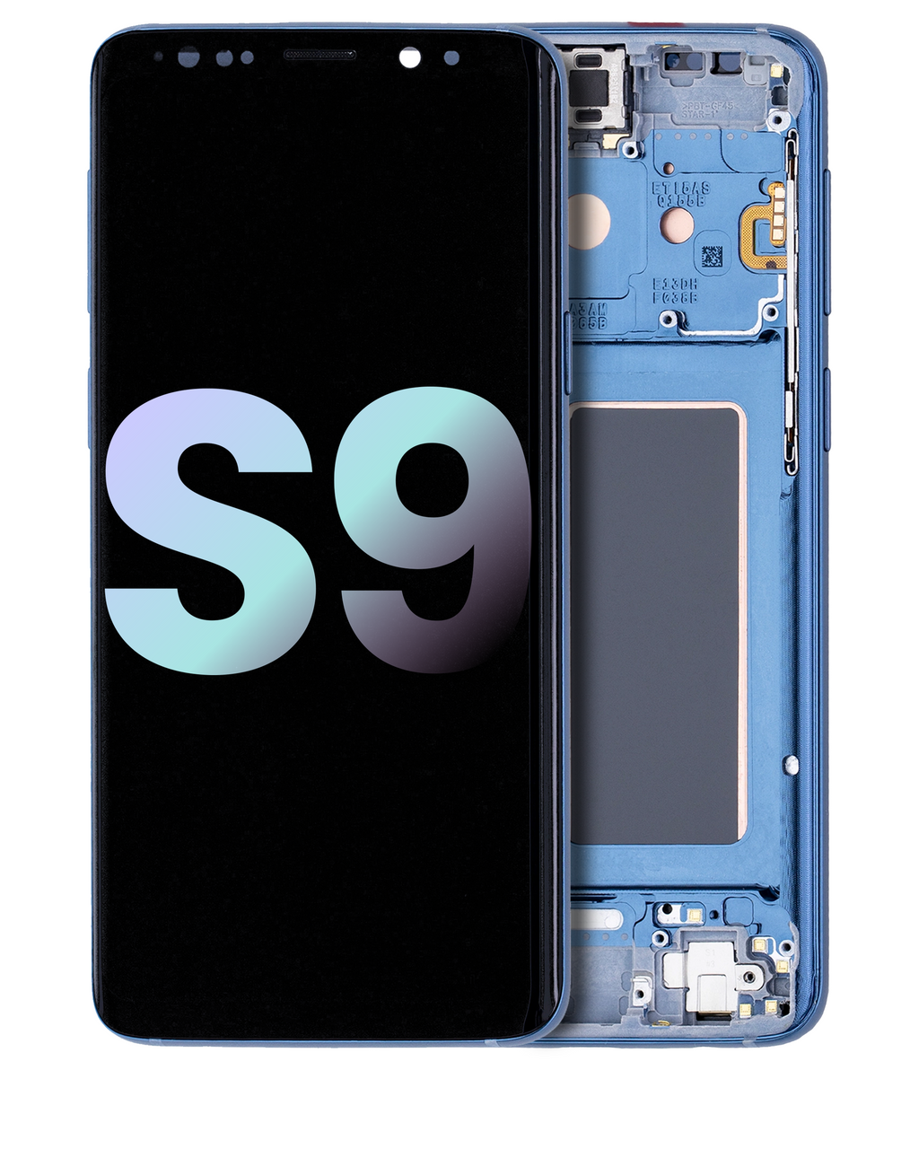 OLED Display with Frame for Samsung Galaxy S9 (Service Pack) (Coral Blue)