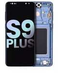 OLED Display with Frame for Samsung Galaxy S9 Plus (Service Pack) (Coral Blue)
