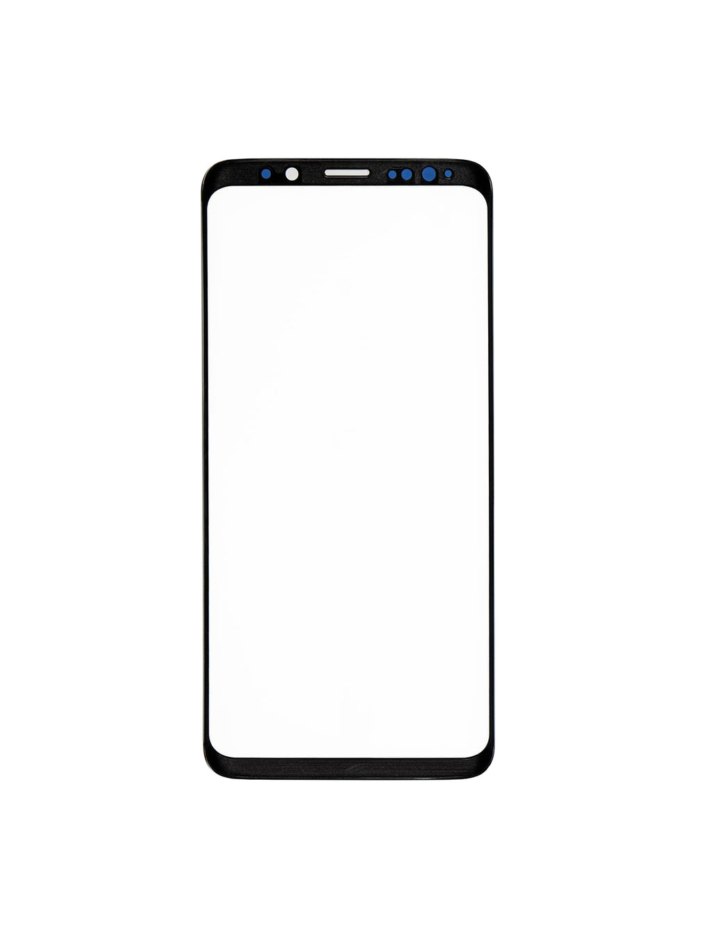 Front Glass with Pre-installed OCA for Samsung Galaxy S9 Plus (Black) (125 um)