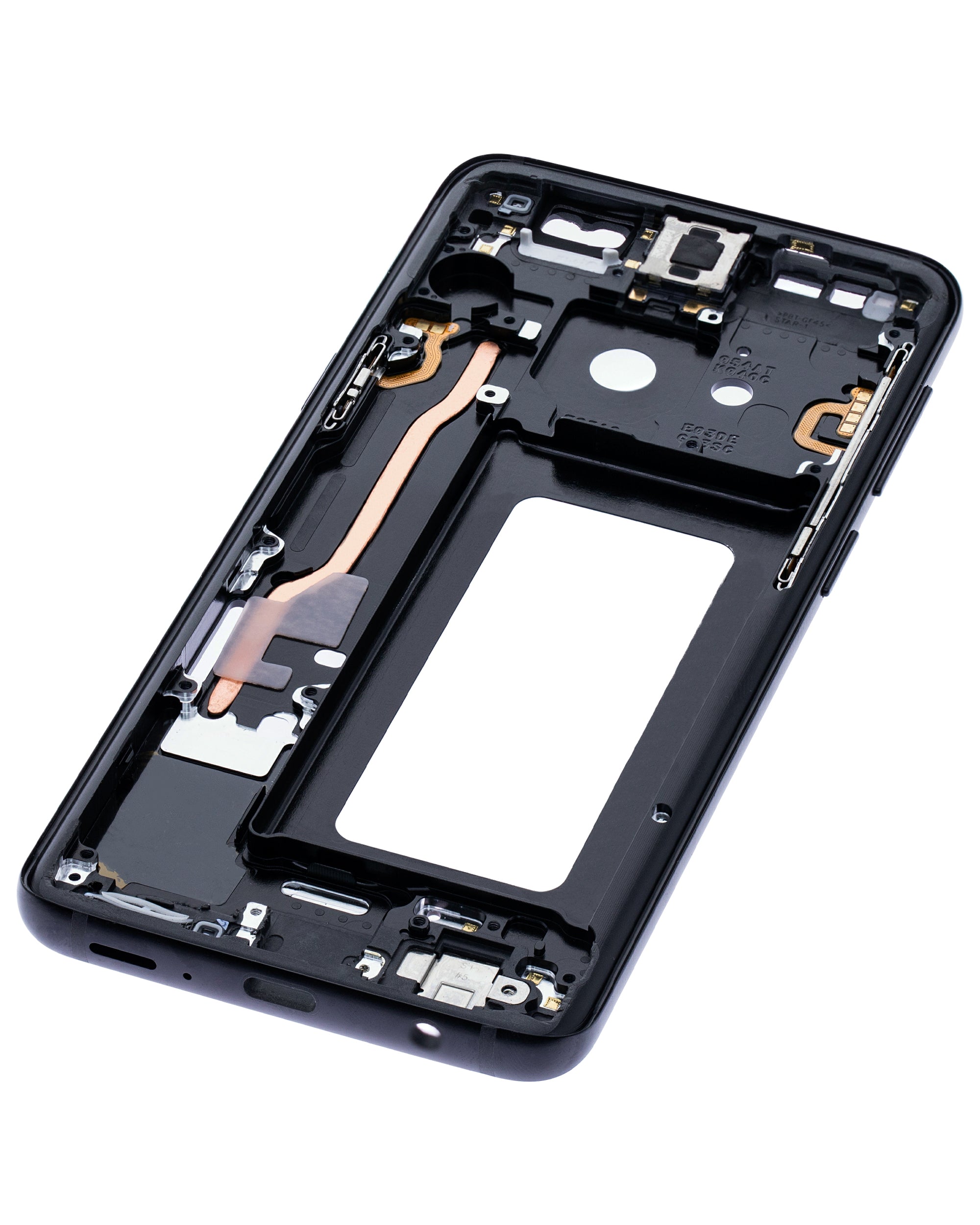 Midframe/Frame for Samsung Galaxy S9 with Small Parts (Midnight Black)