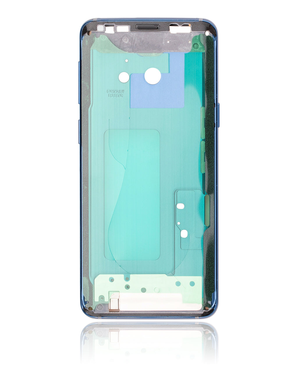 Midframe/Rahmen für Samsung Galaxy S9 mit Kleinteilen (Coral Blue Rahmen)