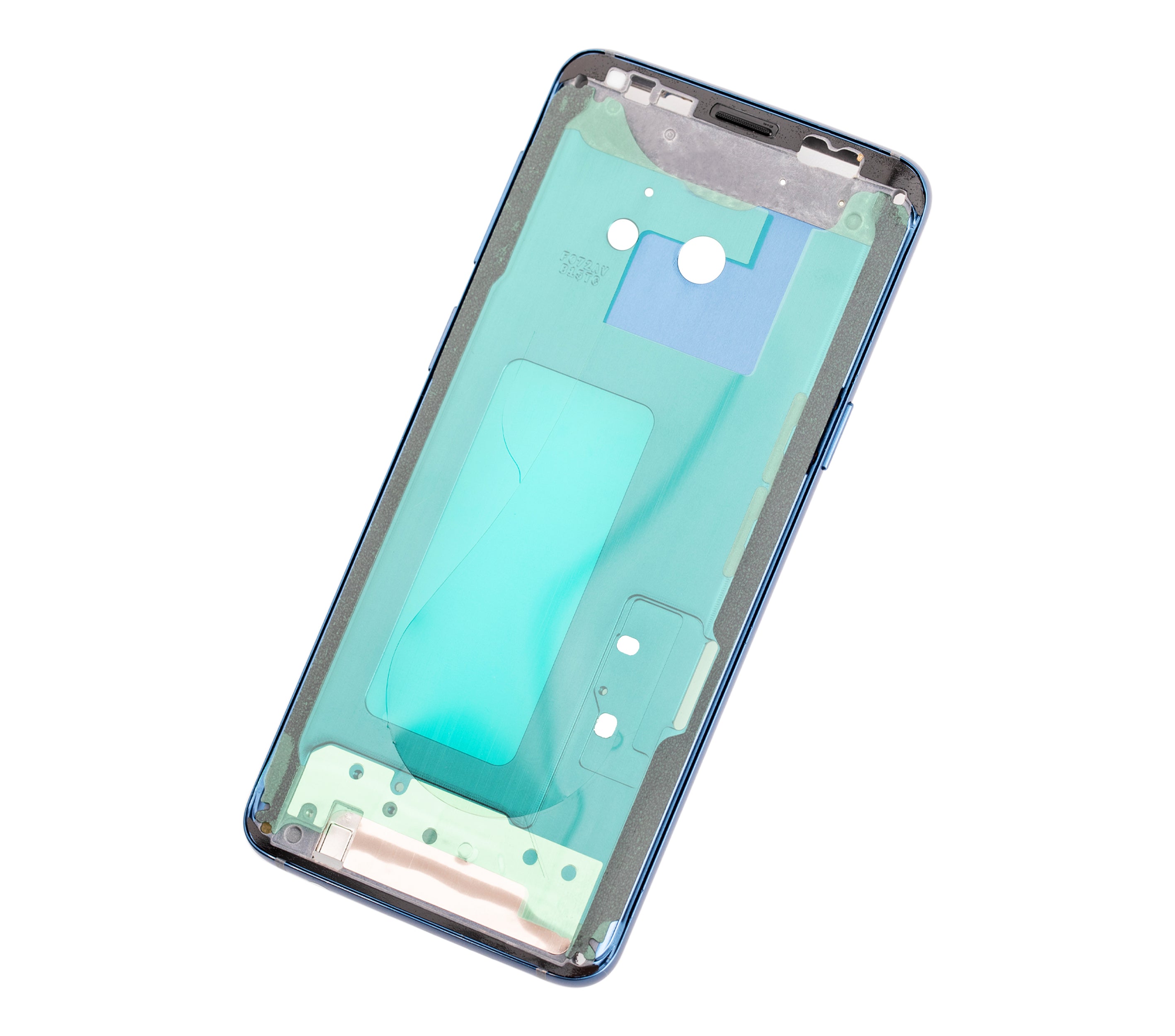 Midframe/Rahmen für Samsung Galaxy S9 mit Kleinteilen (Coral Blue Rahmen)