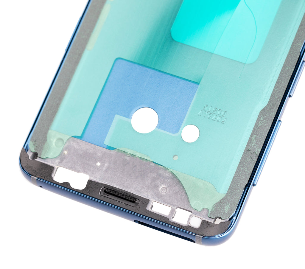 Midframe/Rahmen für Samsung Galaxy S9 mit Kleinteilen (Coral Blue Rahmen)