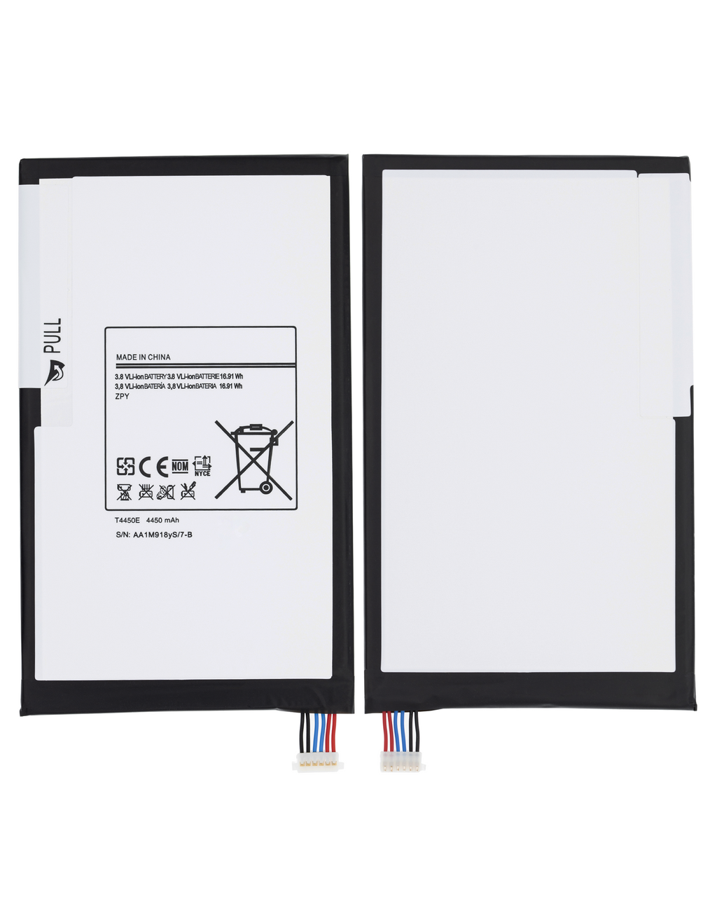 Replacement battery for Samsung Galaxy Tab 3 8.0" (T4450E)
