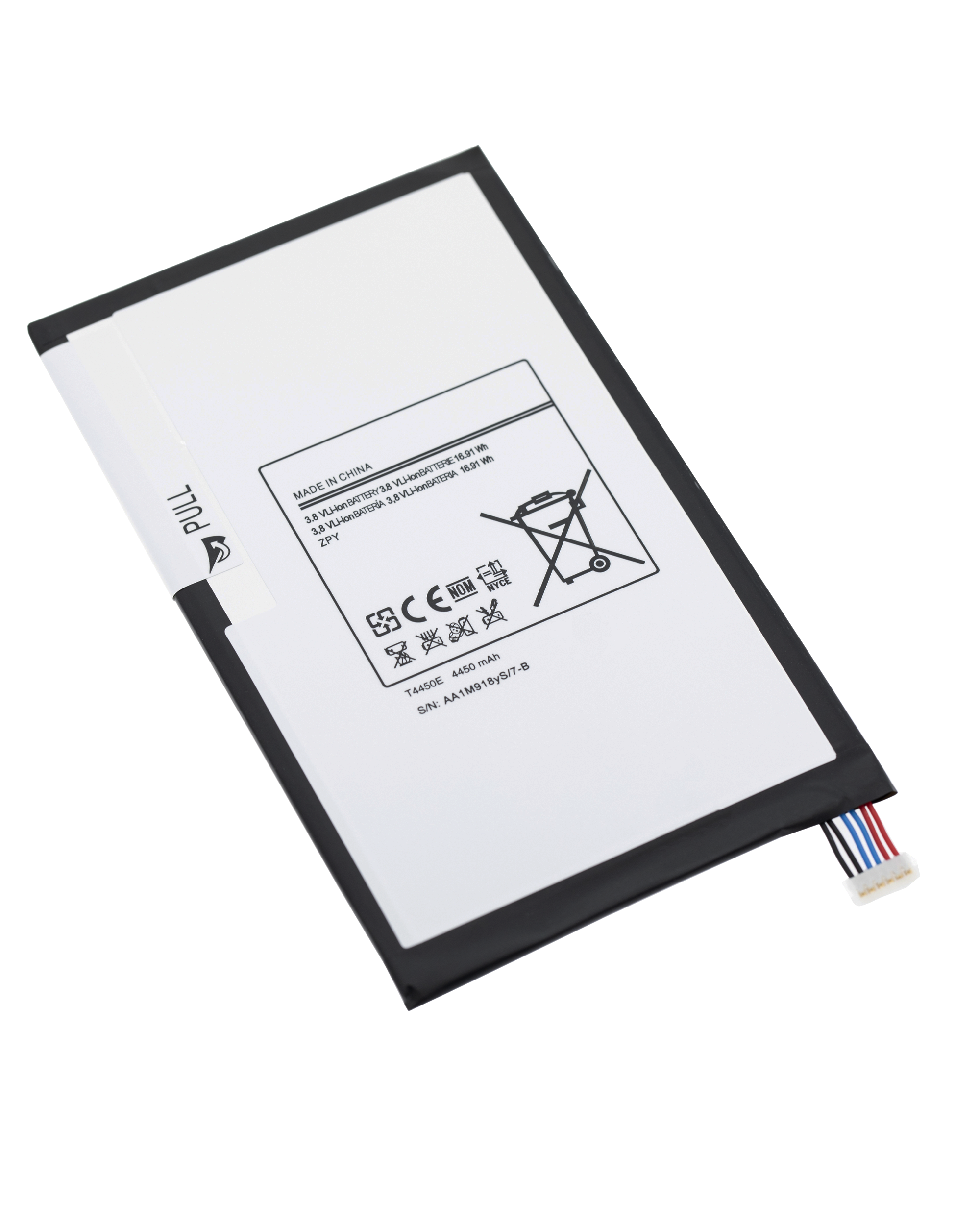 Replacement battery for Samsung Galaxy Tab 3 8.0" (T4450E)