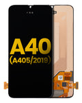 Frameless OLED Display for Samsung Galaxy A40 (A405 / 2019) – Refurbished (All Colors)